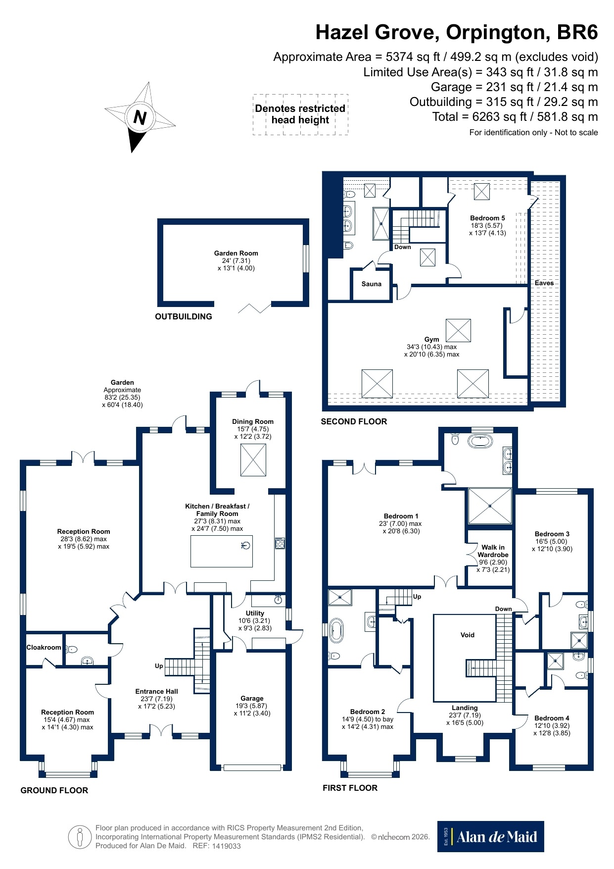 Bracken,, Hazel Grove, Farnborough Park floorplan