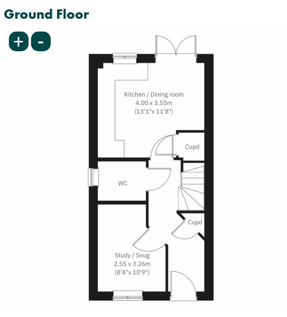 4, Marches Close, Cheltenham floorplan