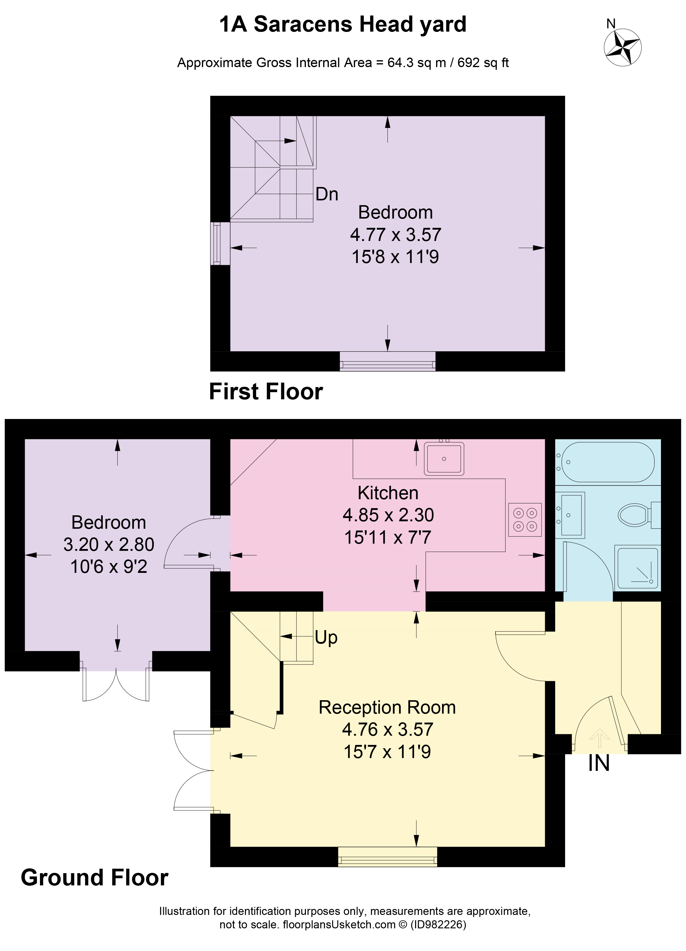 The Old Sub Station, 1A, Saracens Head Yard, St Albans floorplan