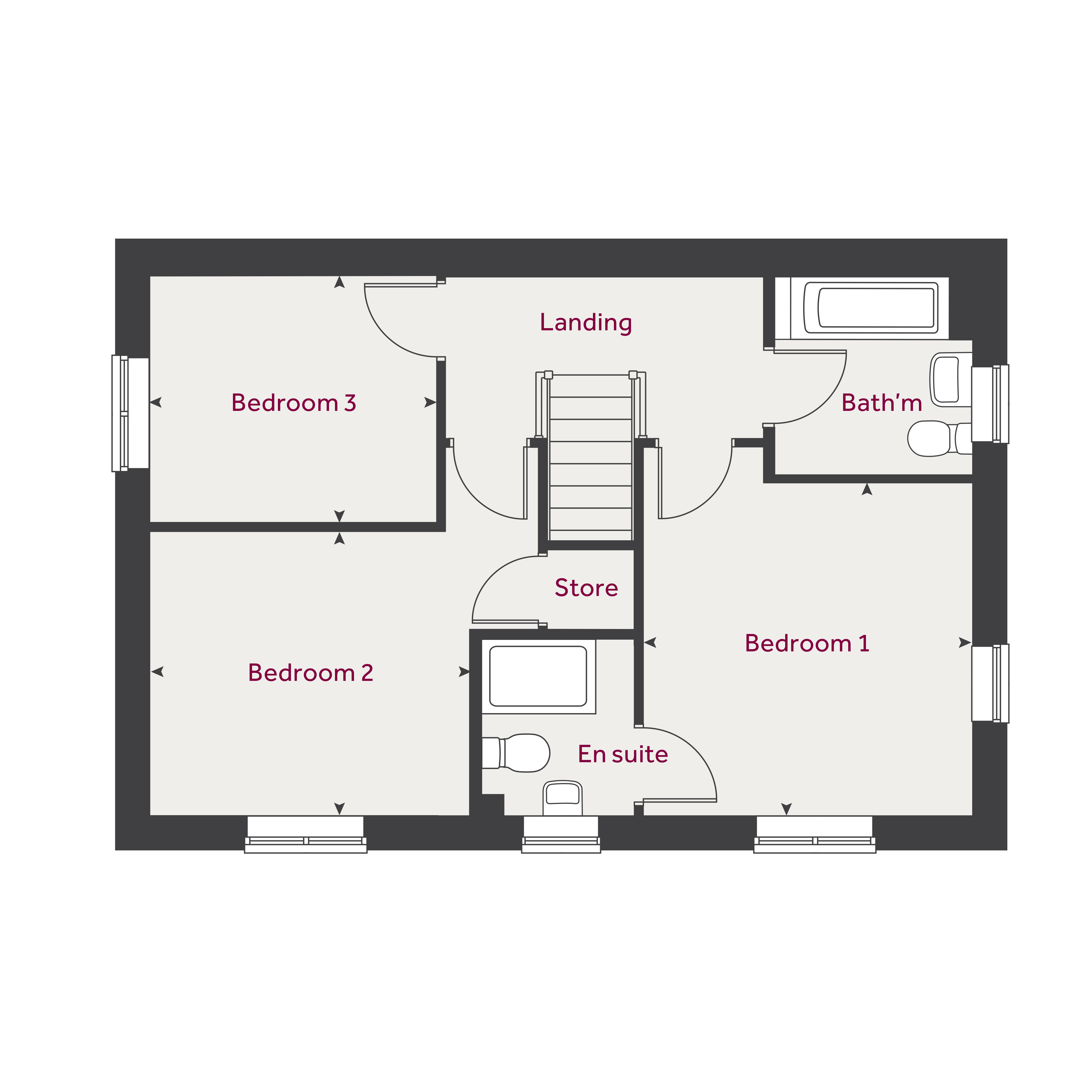 h024, Off Flowers Lane, Leighton West, Crewe floorplan