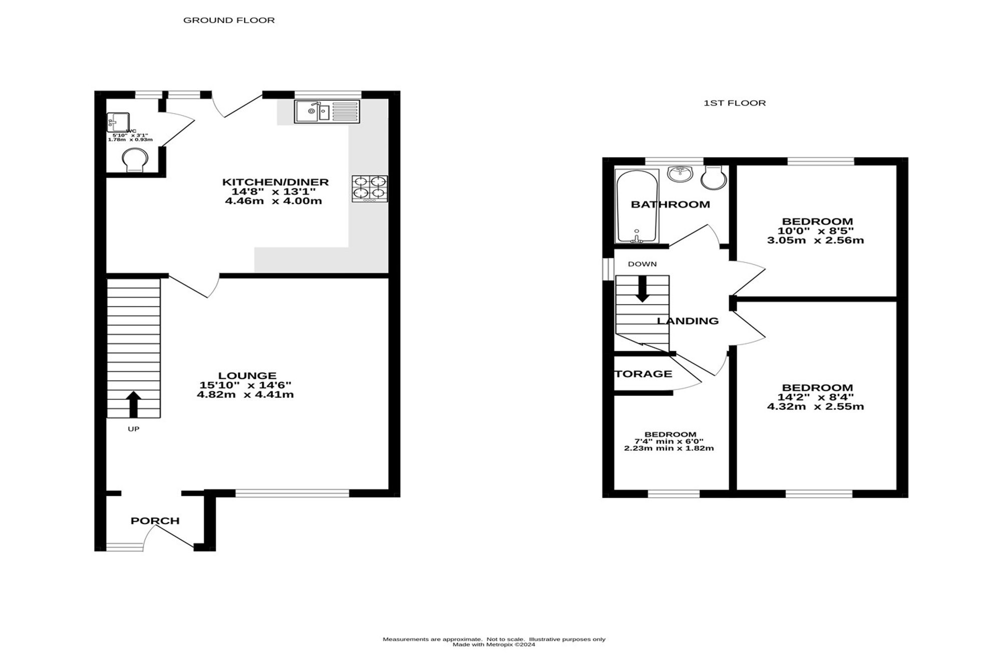 46 Frith View, High Peak floorplan