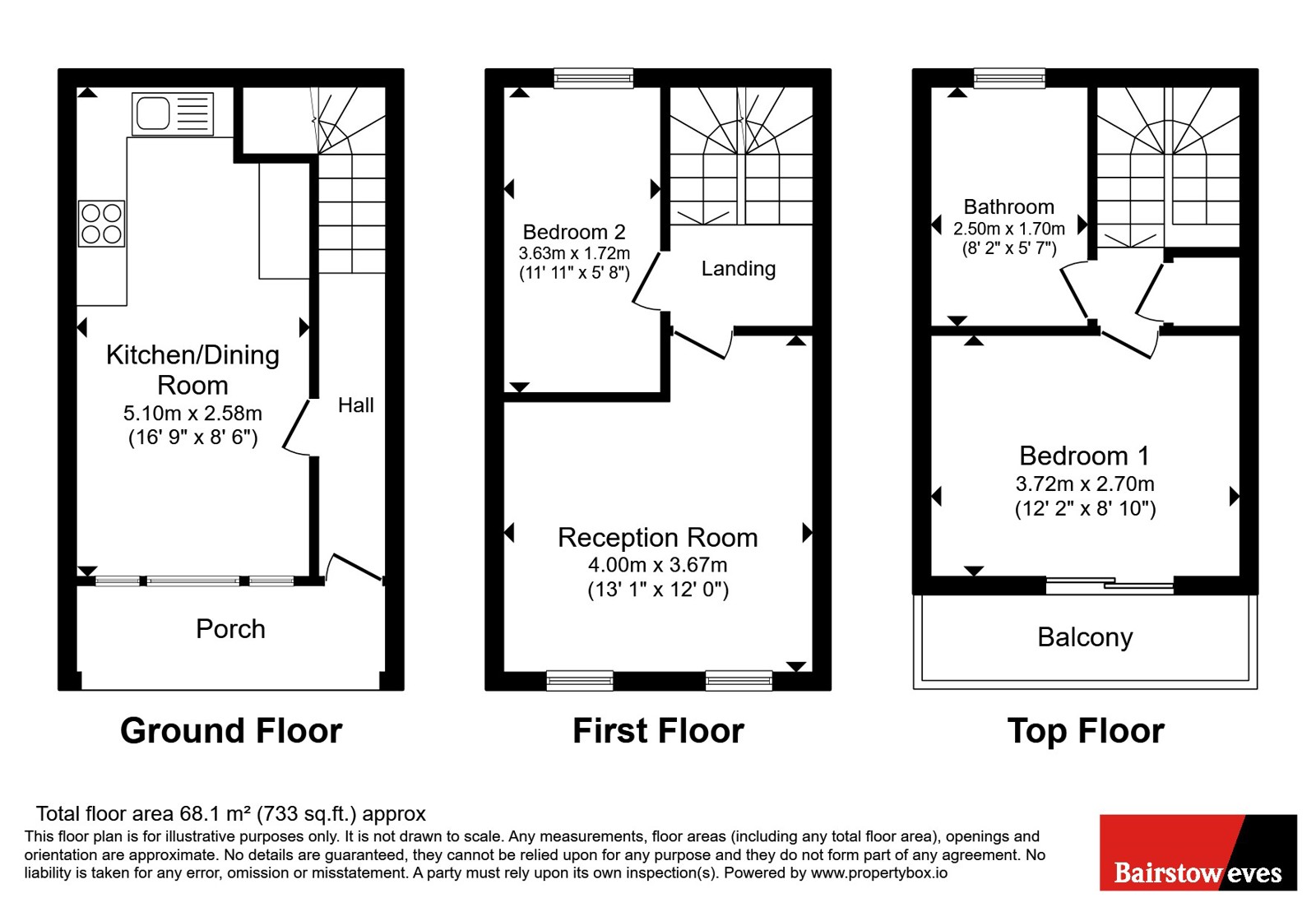36, Clarence Road, London floorplan