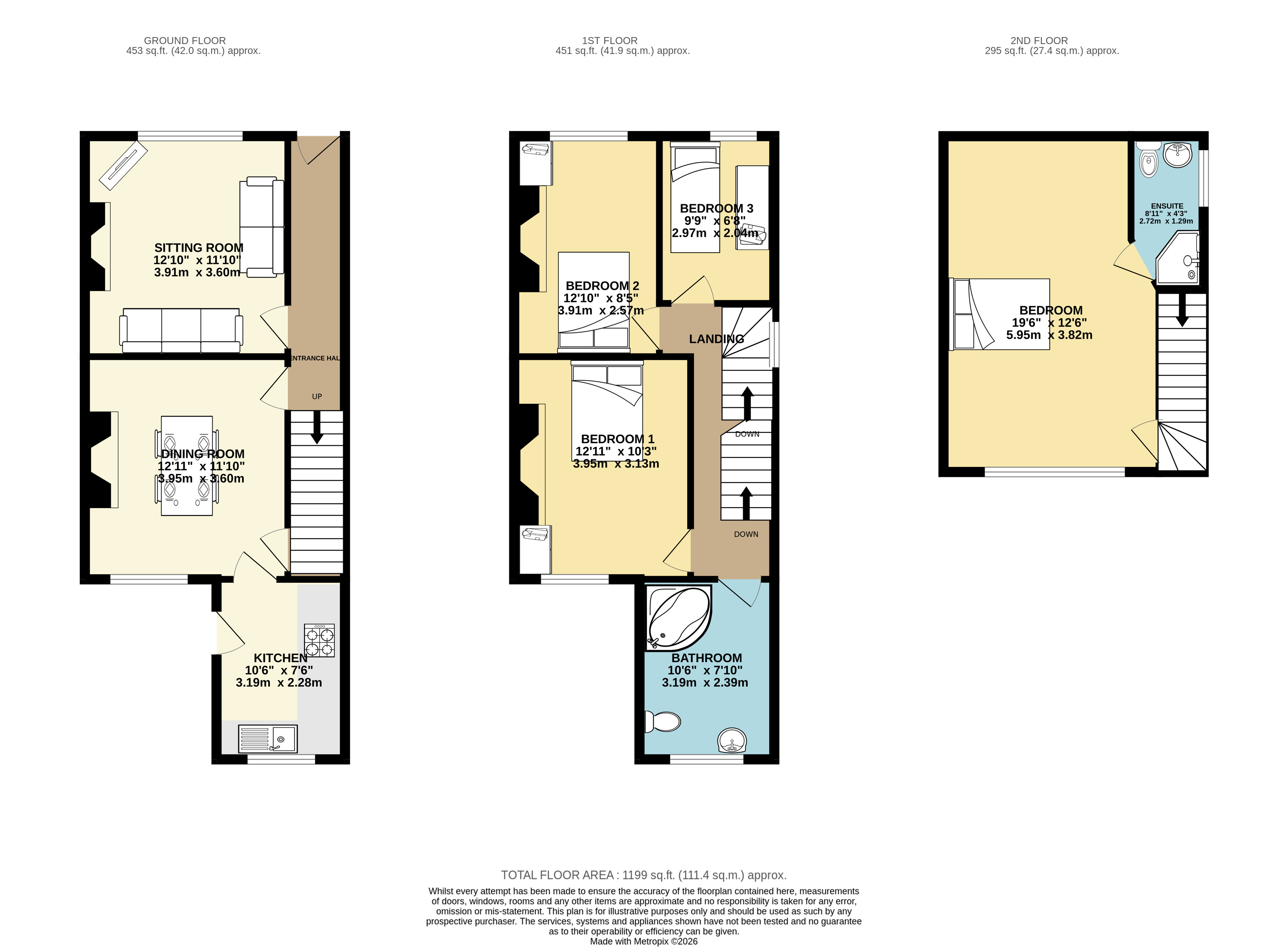 107, Cherry Tree Street, Barnsley floorplan