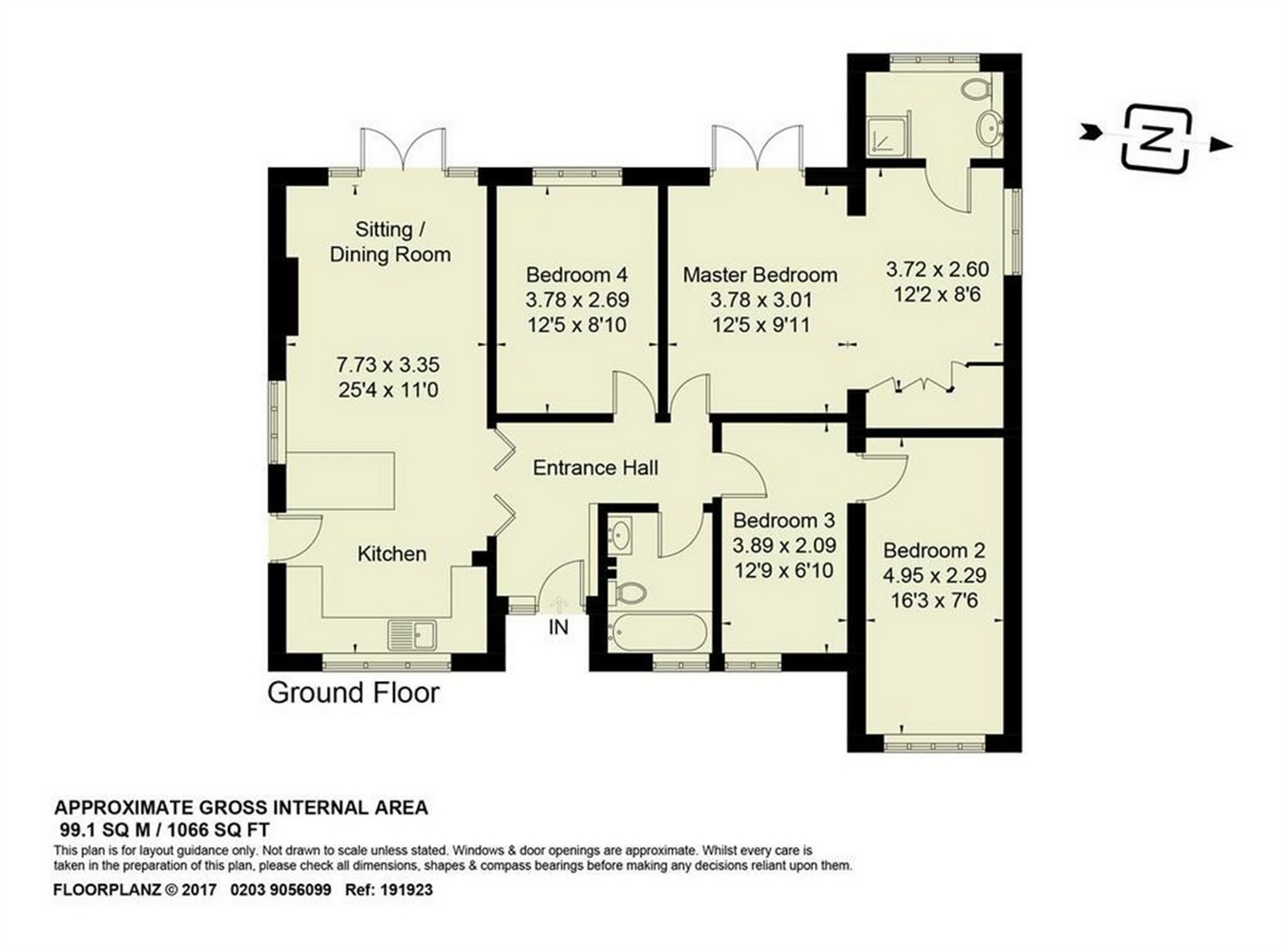 4 Bedrooms Detached bungalow to rent in Barn Court, Sands, High Wycombe HP12