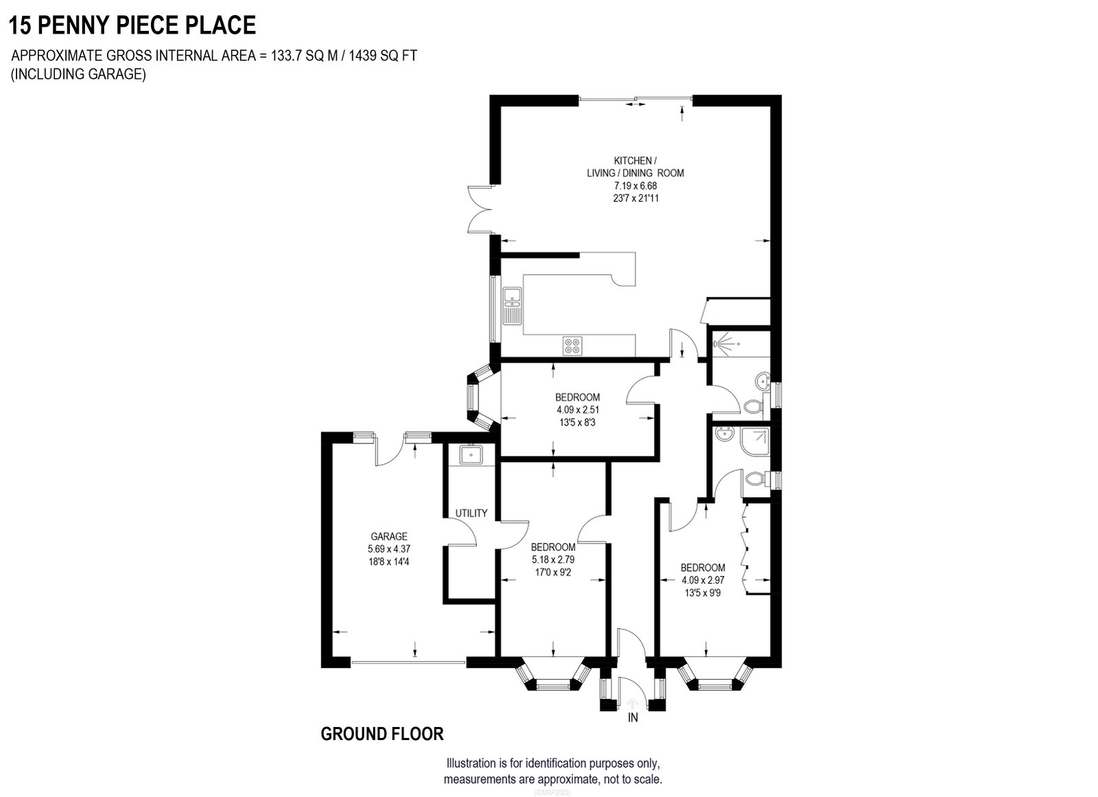15, Penny Piece Place, Sheffield floorplan