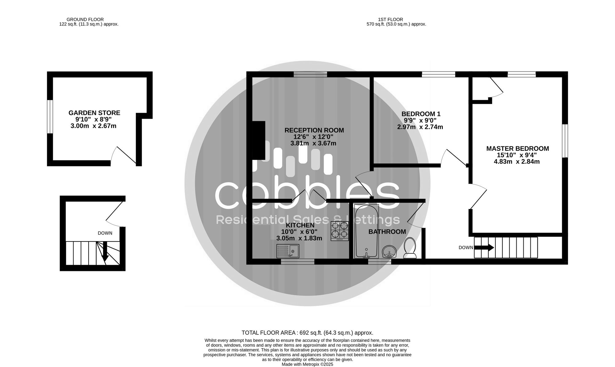 13a Sandfields, Woking floorplan