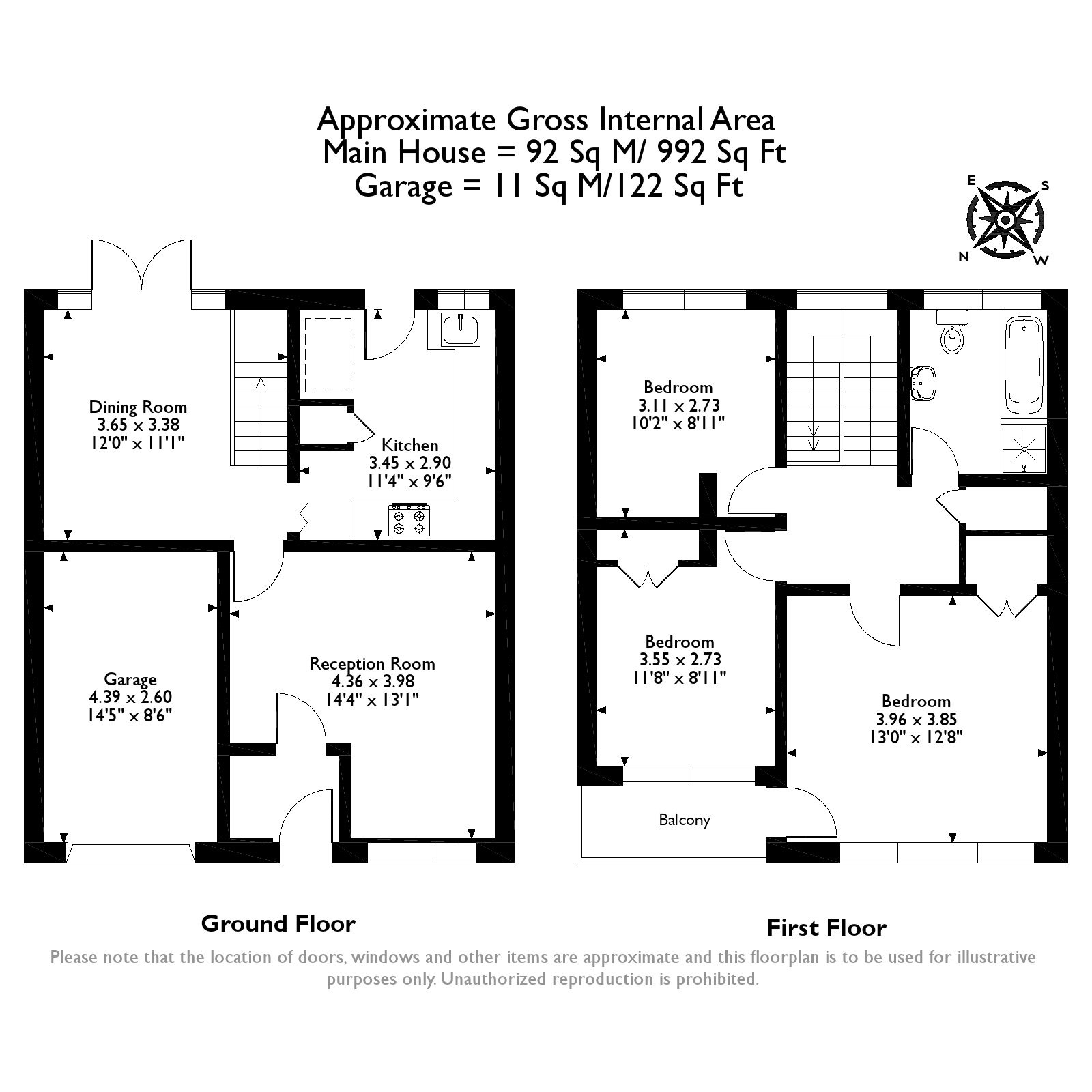 3 Bedrooms  for sale in Wey Barton, Byfleet, West Byfleet KT14