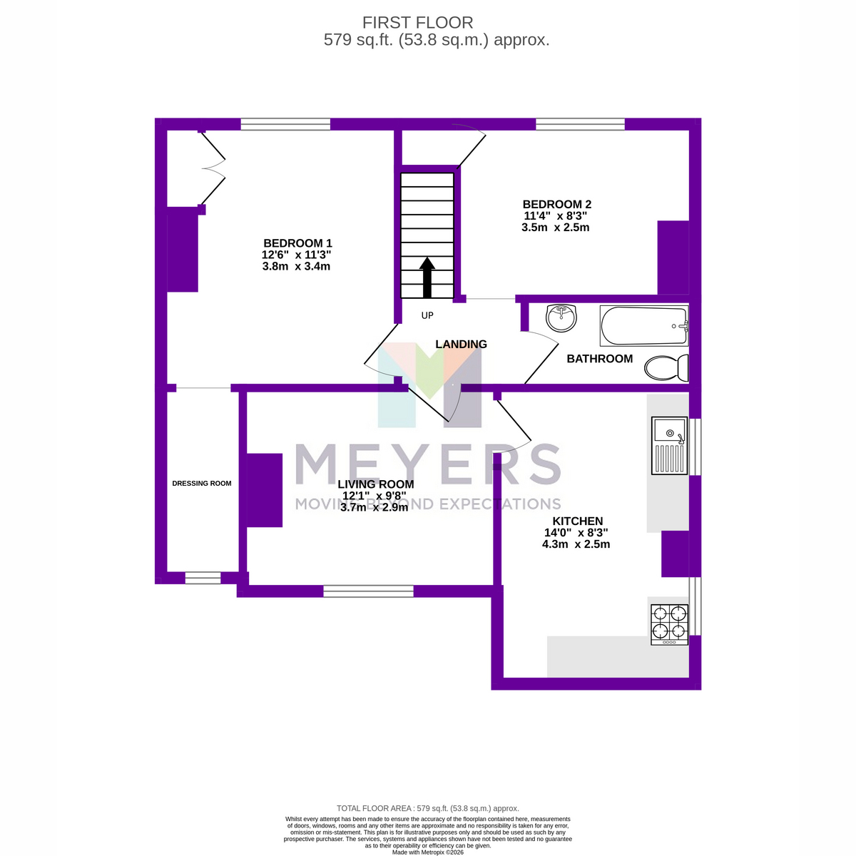 5a, Wyncombe Road, Bournemouth floorplan