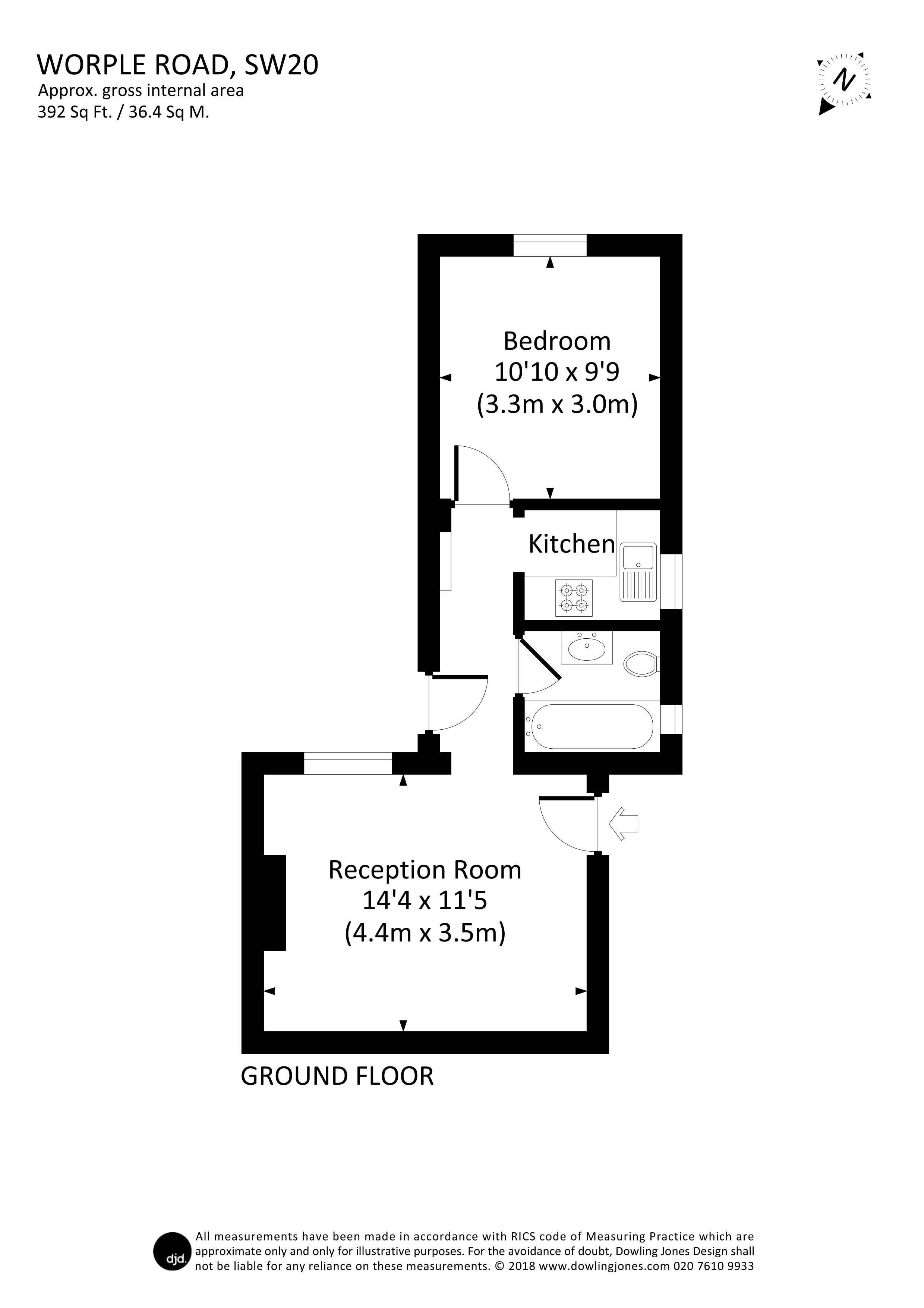 1 Bedrooms Flat to rent in Worple Road, Wimbledon SW20