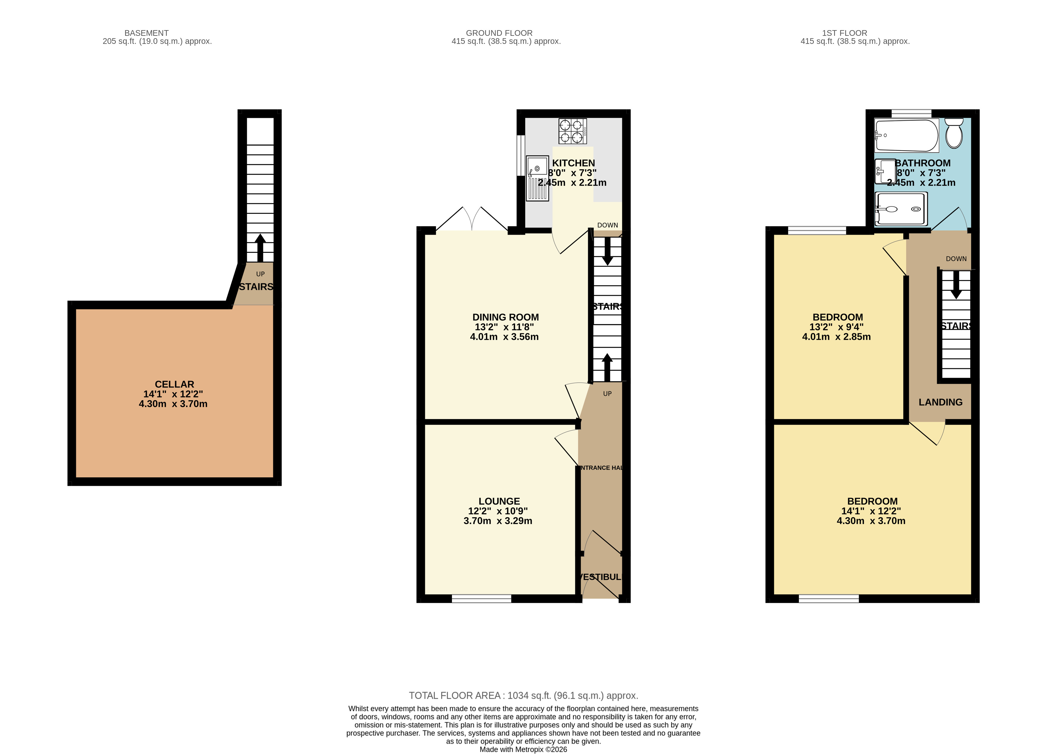 Northgate Road, Stockport floorplan