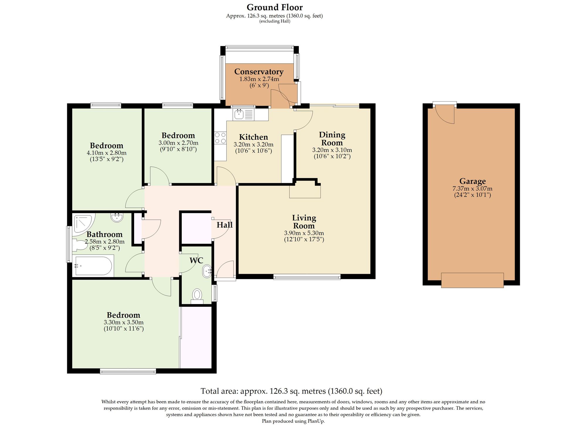 3 Chapel Close, Diss floorplan