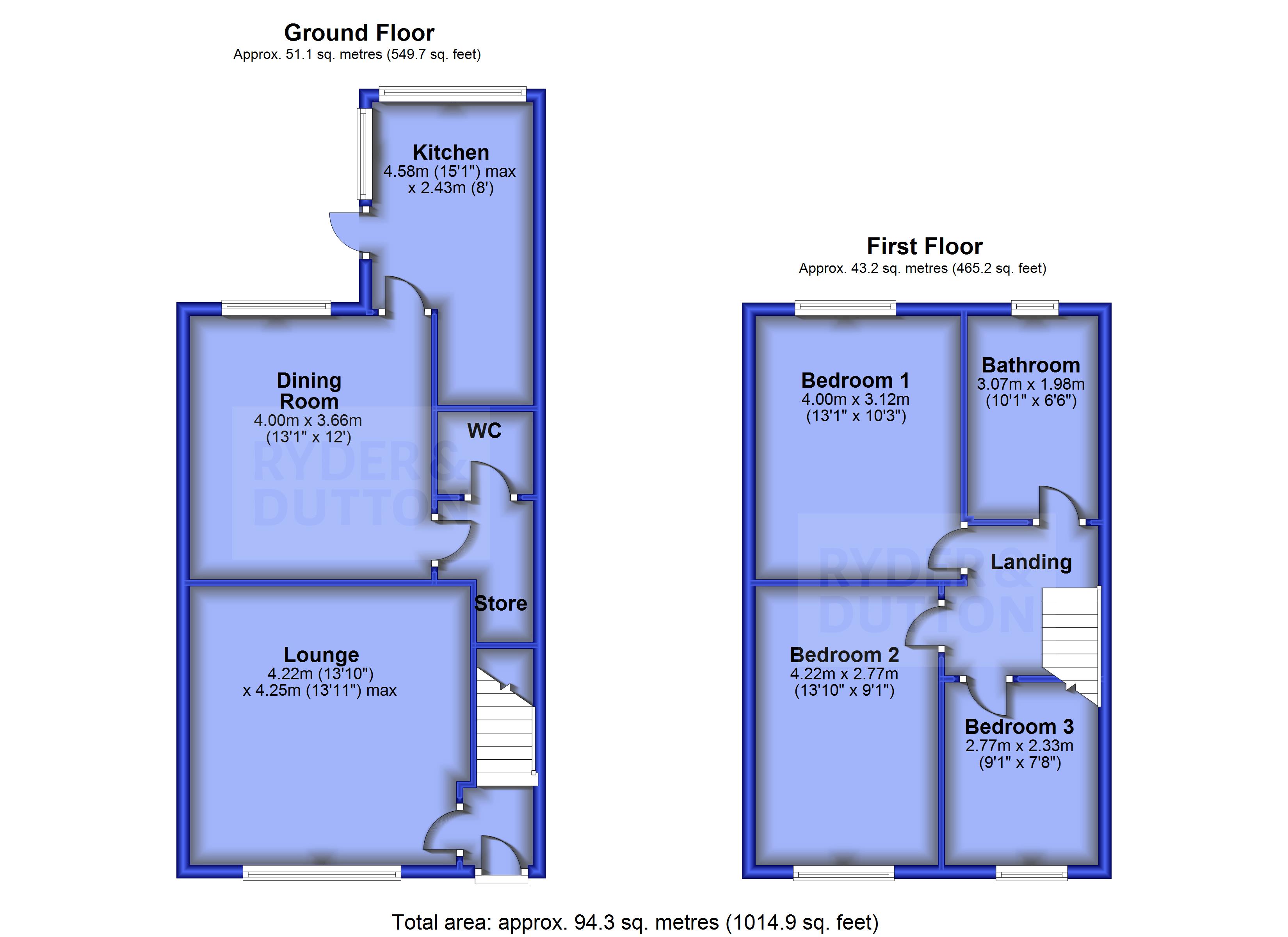 21, Bardsley Vale Avenue, Oldham floorplan