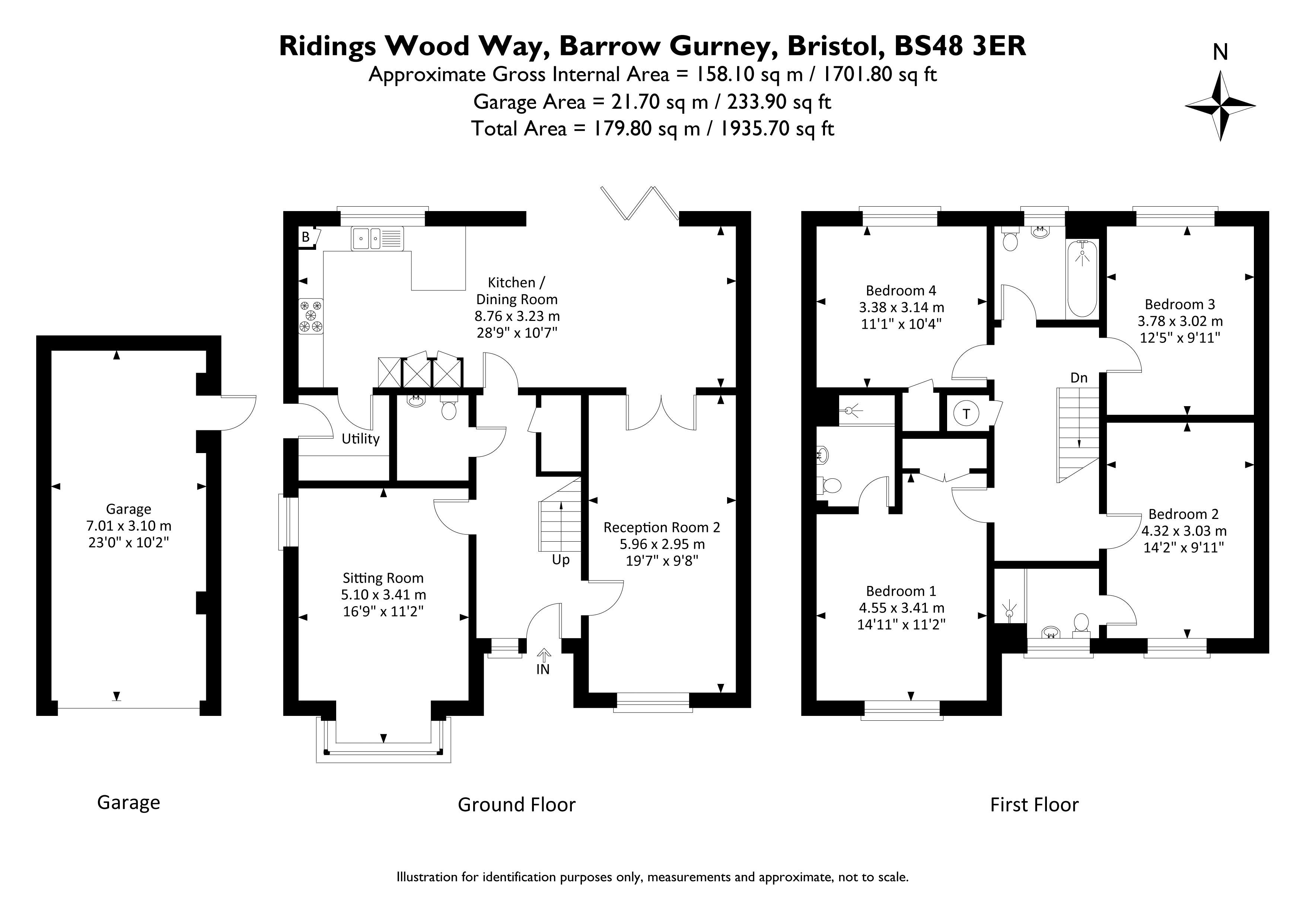 17, Ridings Wood Way, Bristol floorplan