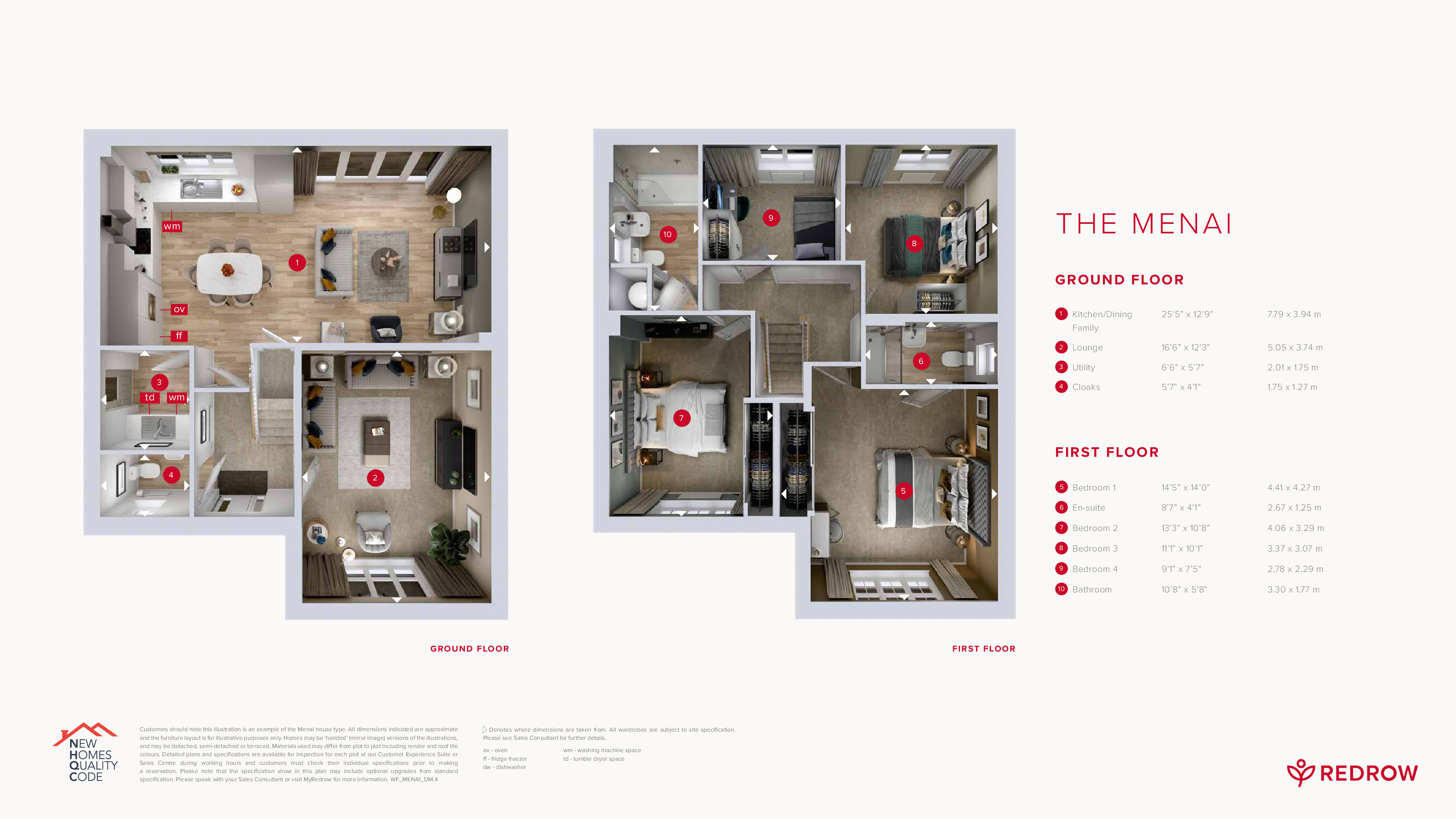 Clos Parc Radur, Radyr, Cardiff floorplan