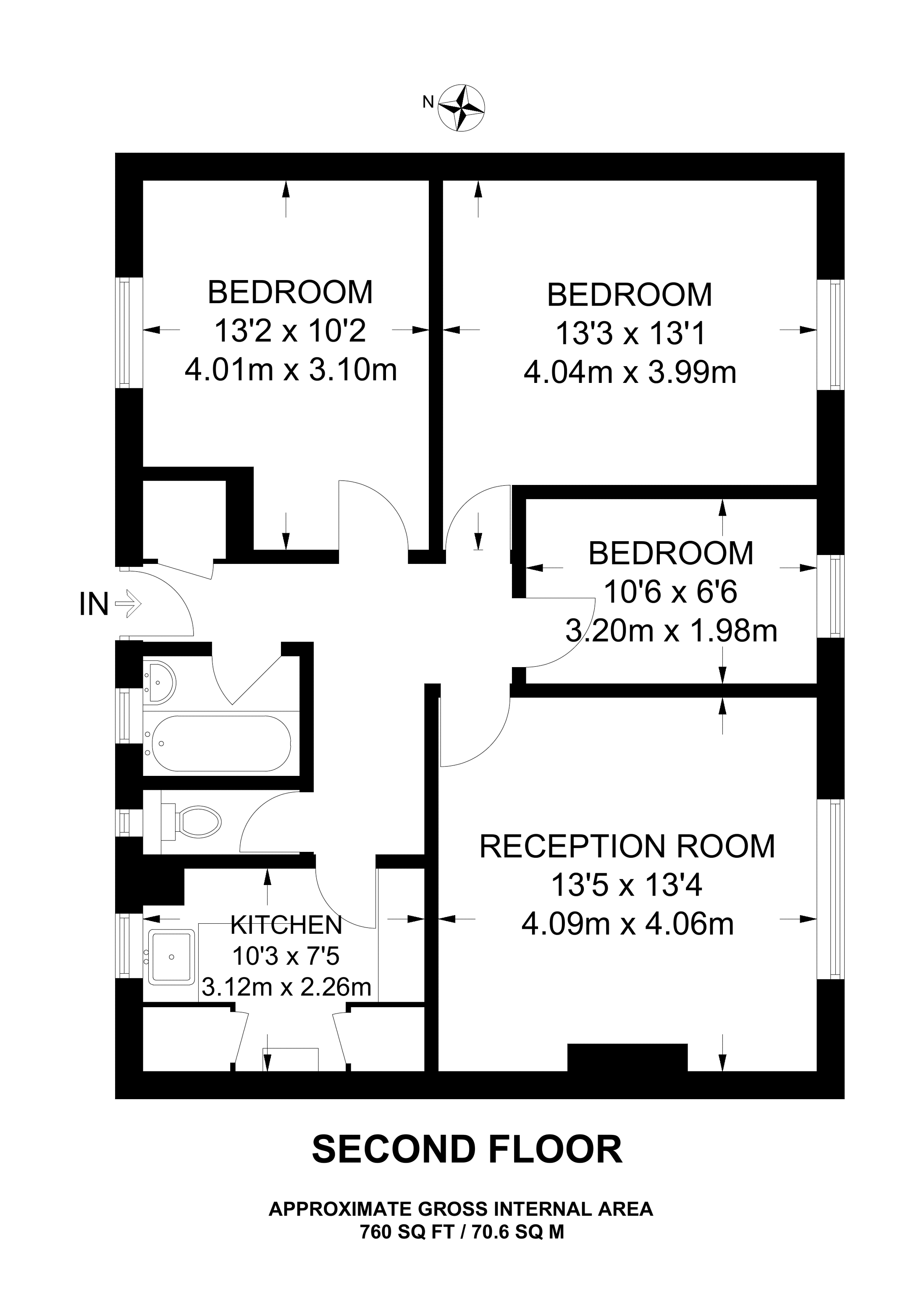 3 Bedrooms Flat for sale in Poplar Court, Wimbledon SW19