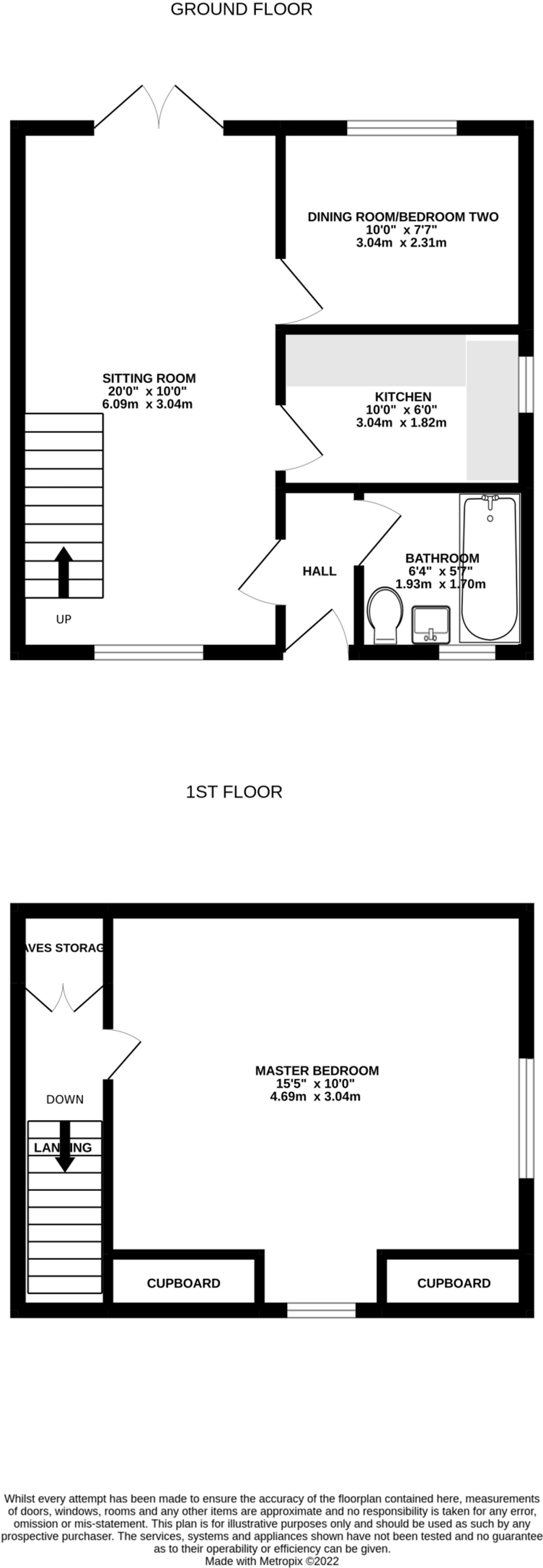 59 Aylward Close, Ipswich floorplan