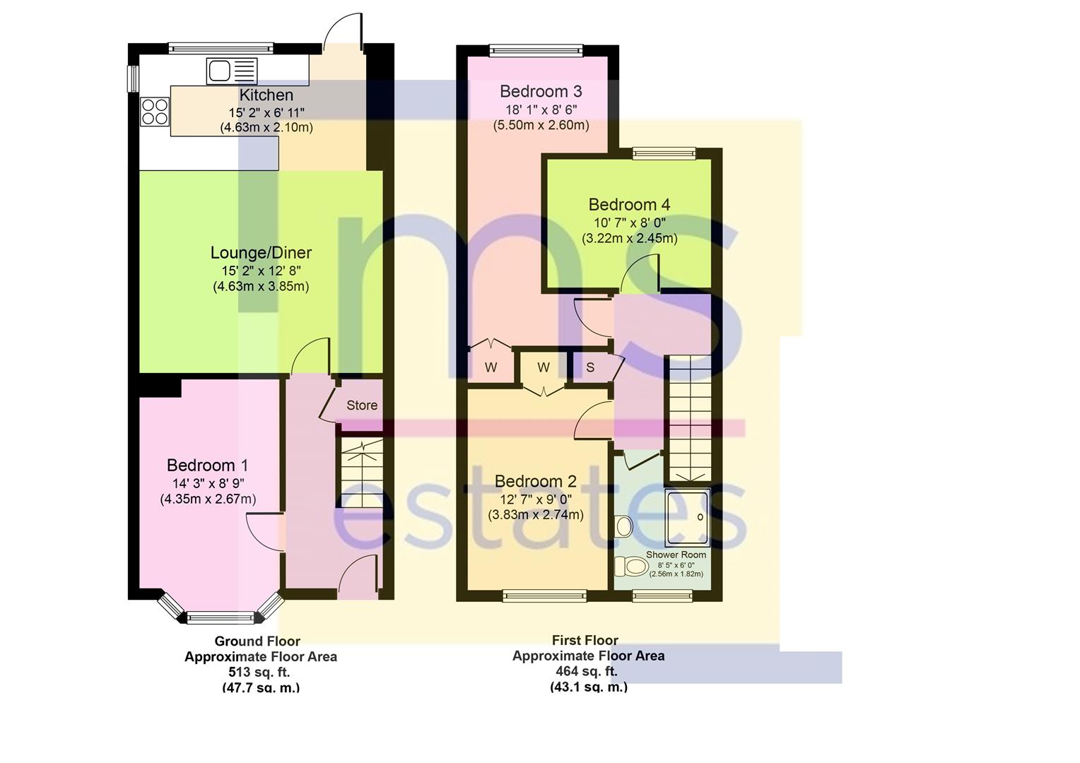 Saxon Green, Nottingham floorplan