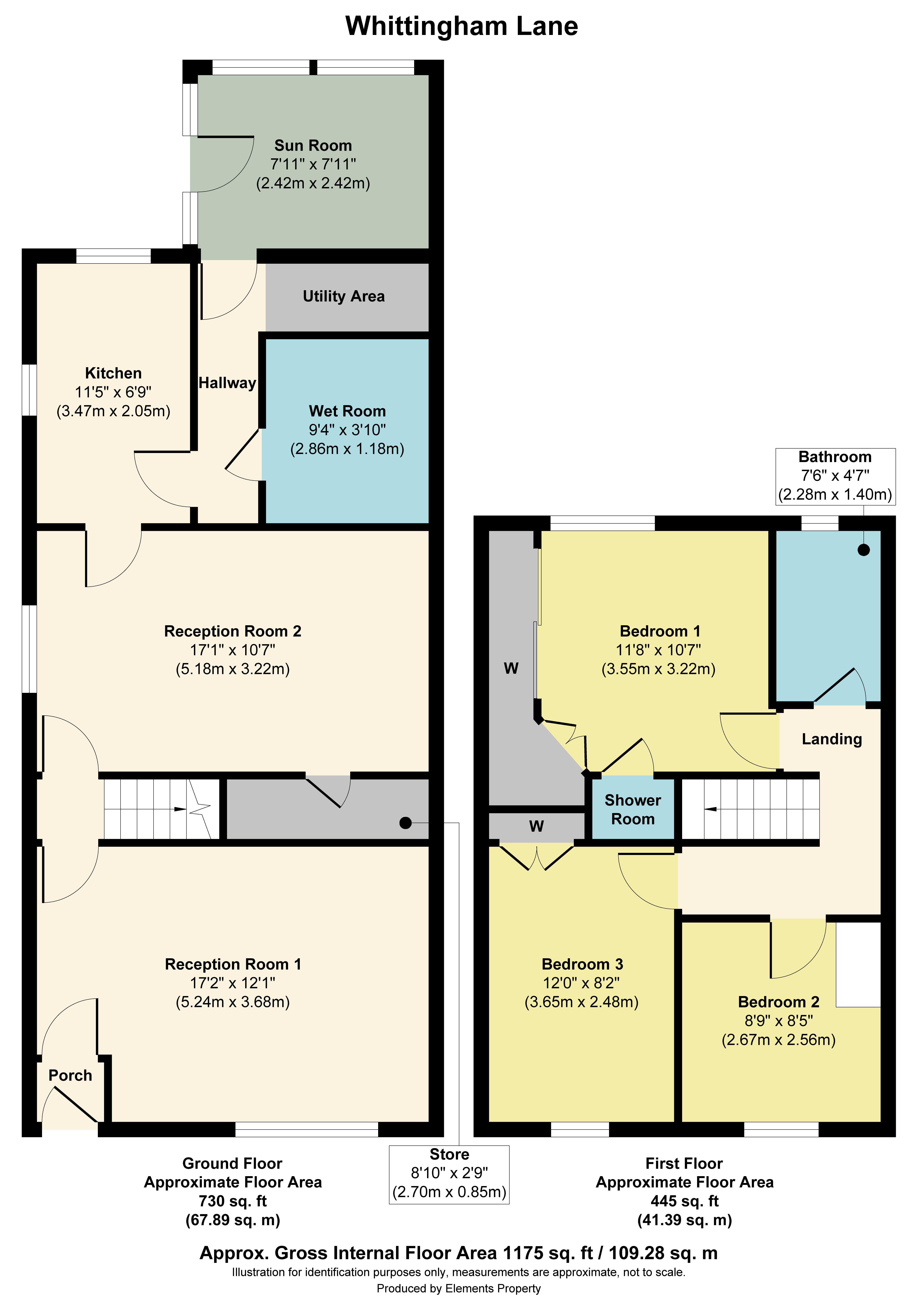 985, Whittingham Lane, Preston floorplan