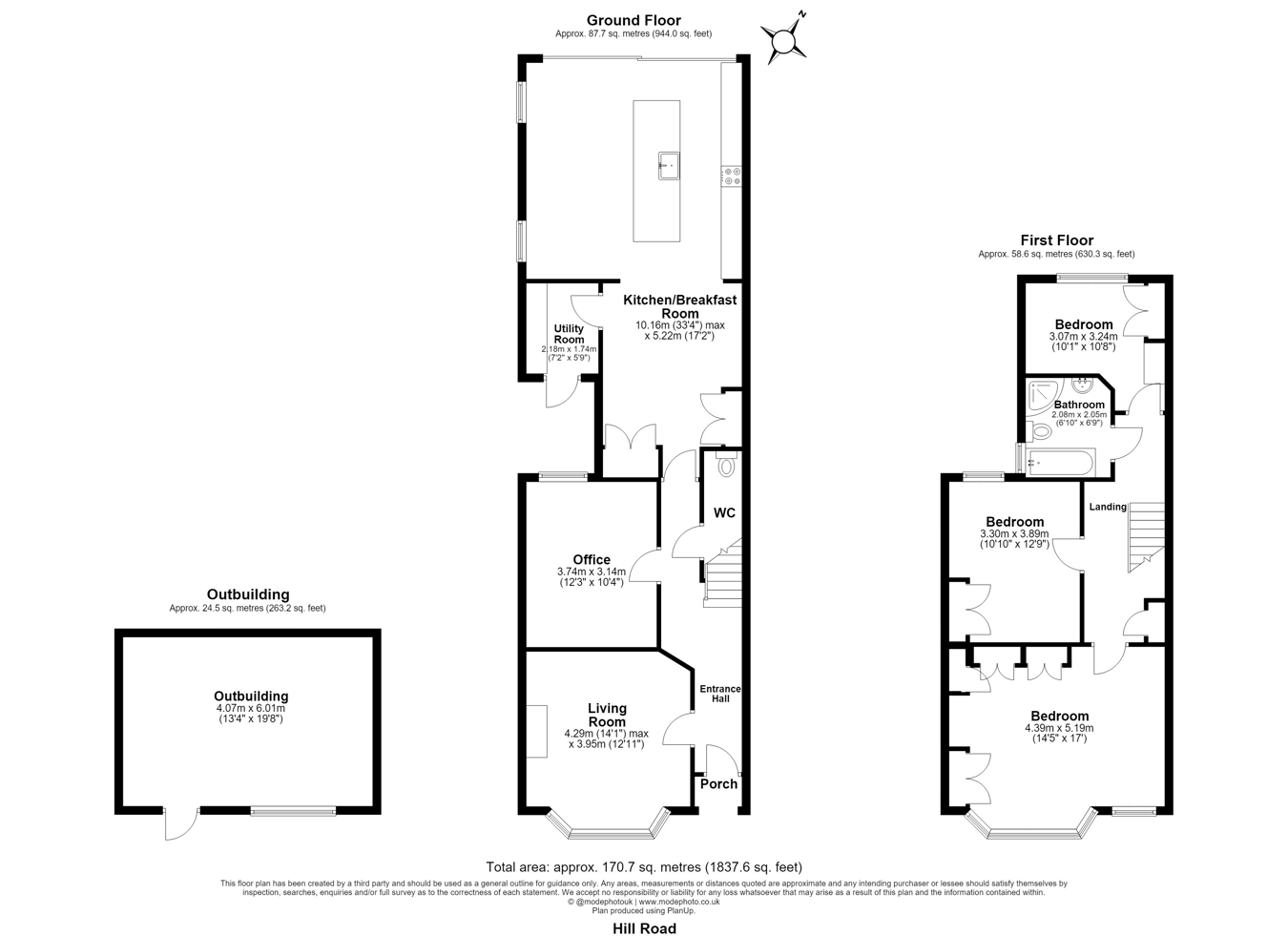 15, Hill Road, Chelmsford floorplan