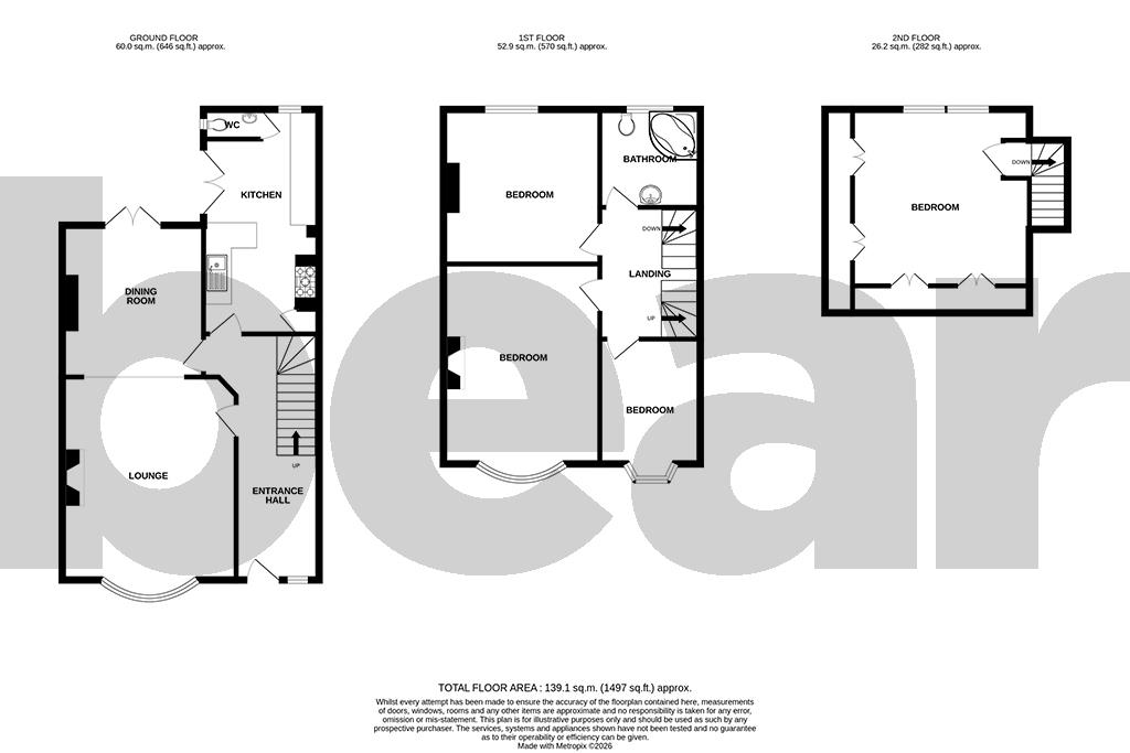116, Electric Avenue, Westcliff-on-Sea floorplan