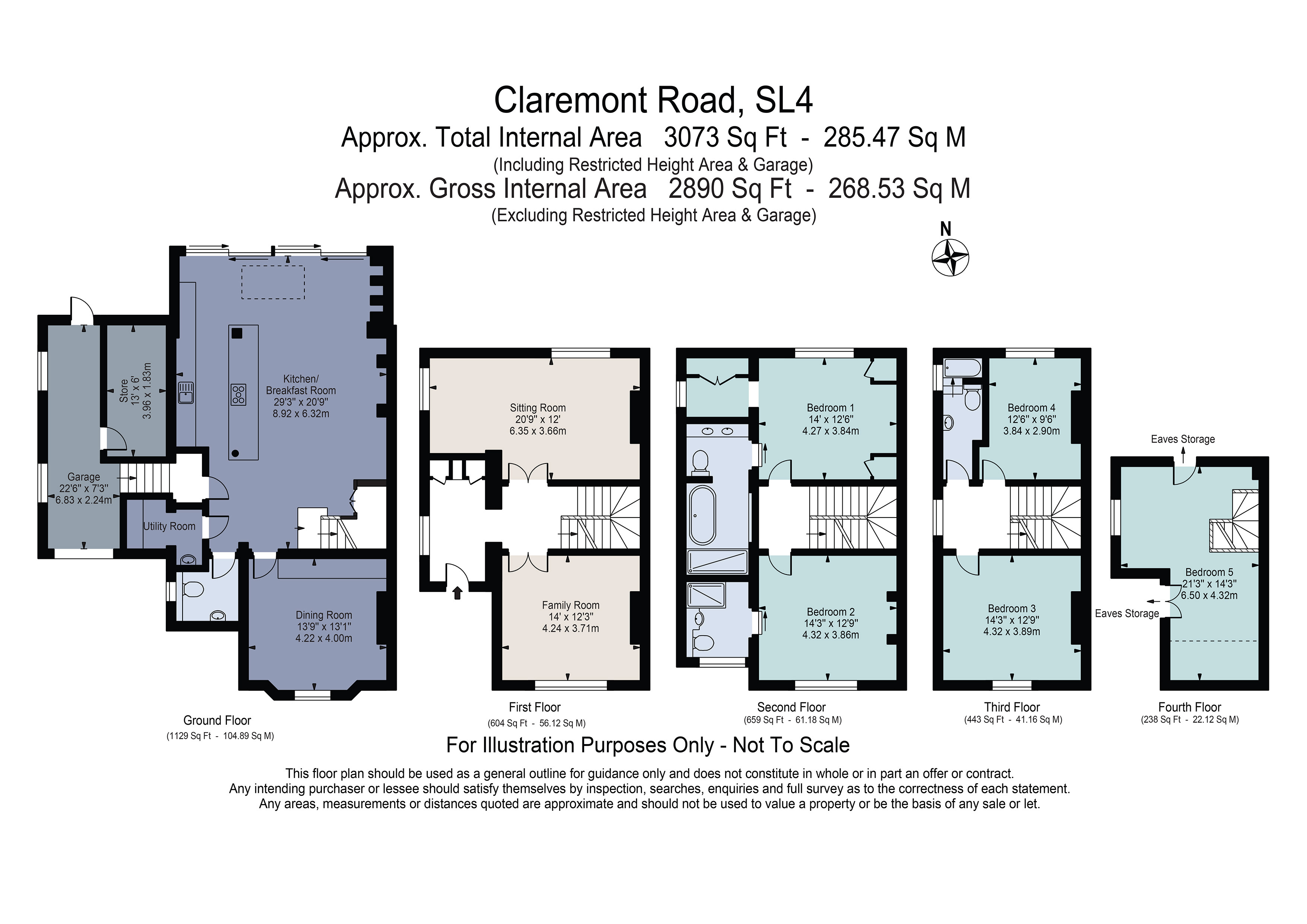 1, Claremont Road, Berkshire floorplan