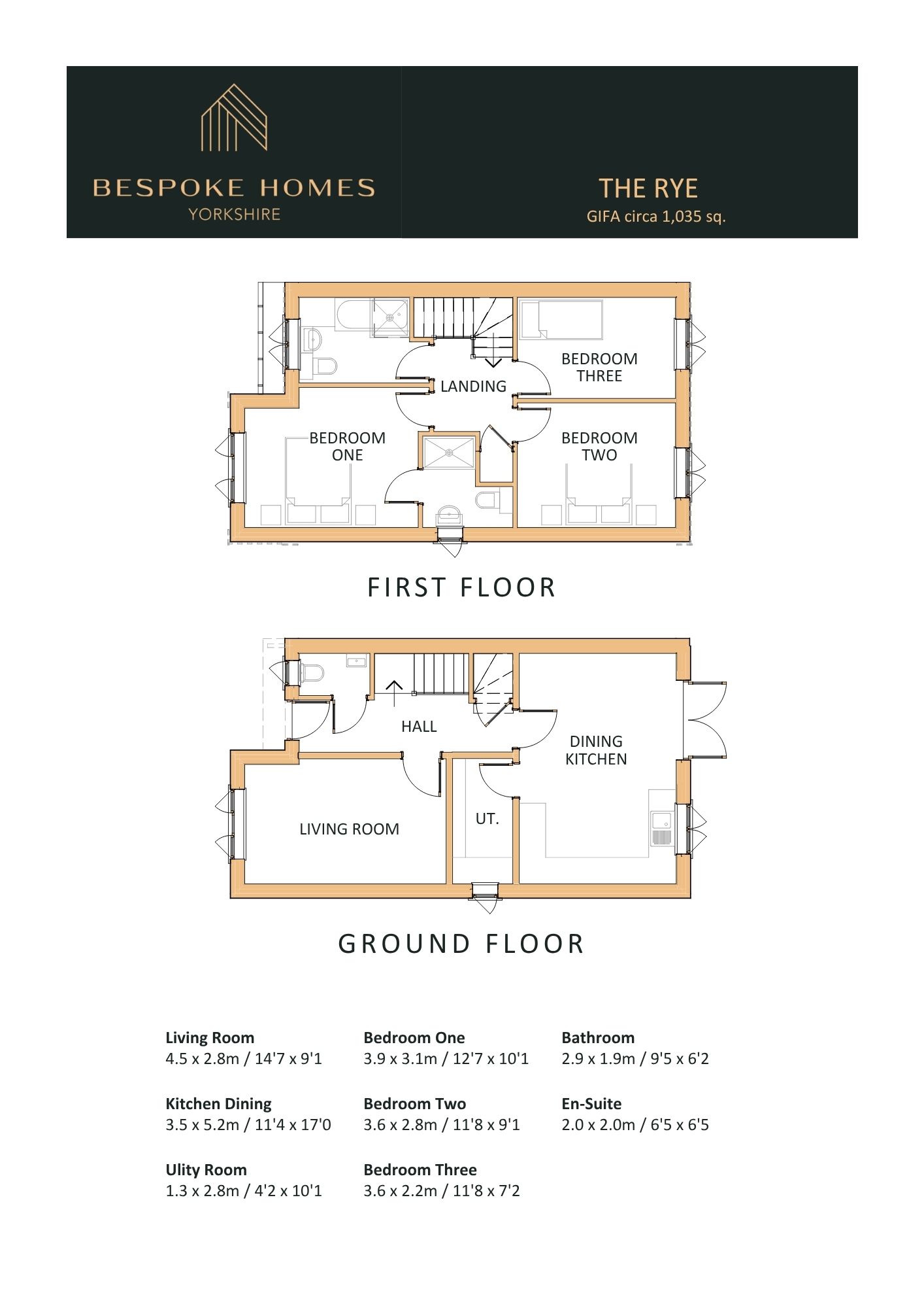 Plot 6 The Rye, Derwent Grange, Bubwith floorplan