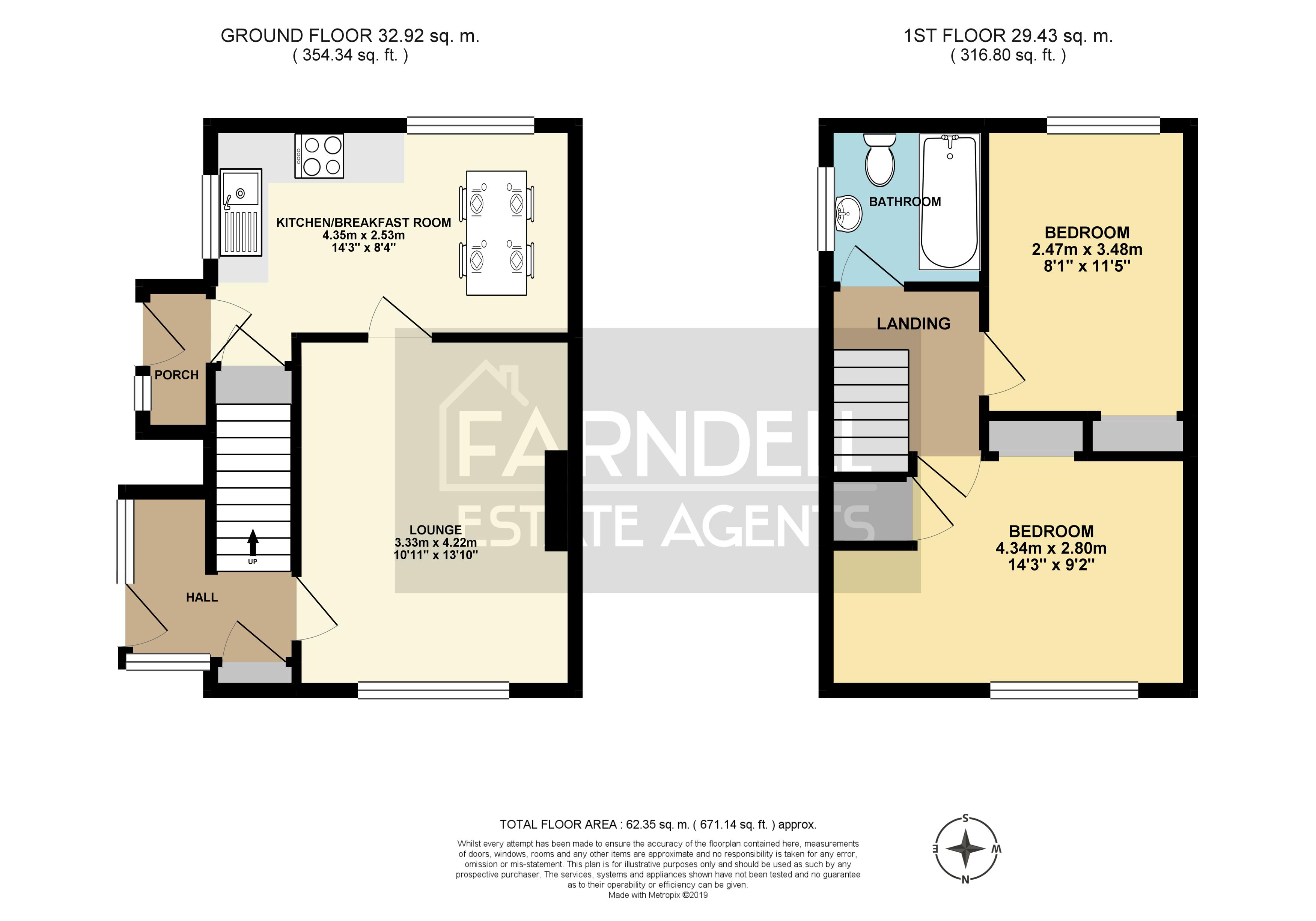 2 Bedrooms End terrace house for sale in Elm Road, Westergate, Chichester, West Sussex. PO20