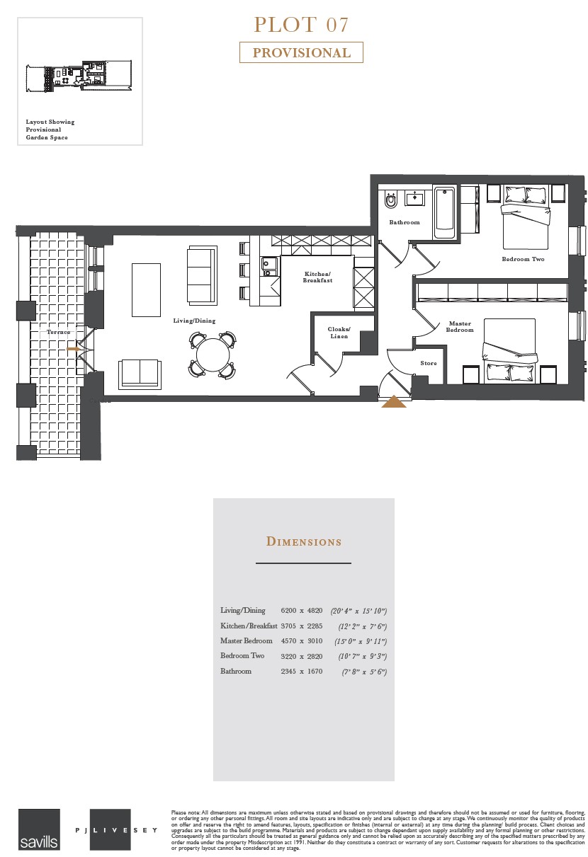 7, The Fernhurst, Locksway Road floorplan