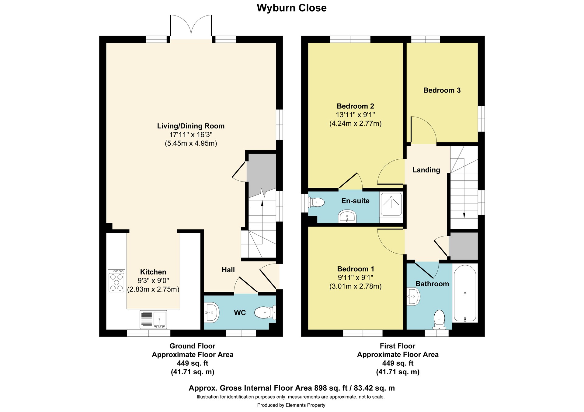 4, Wyburn Close, Preston floorplan