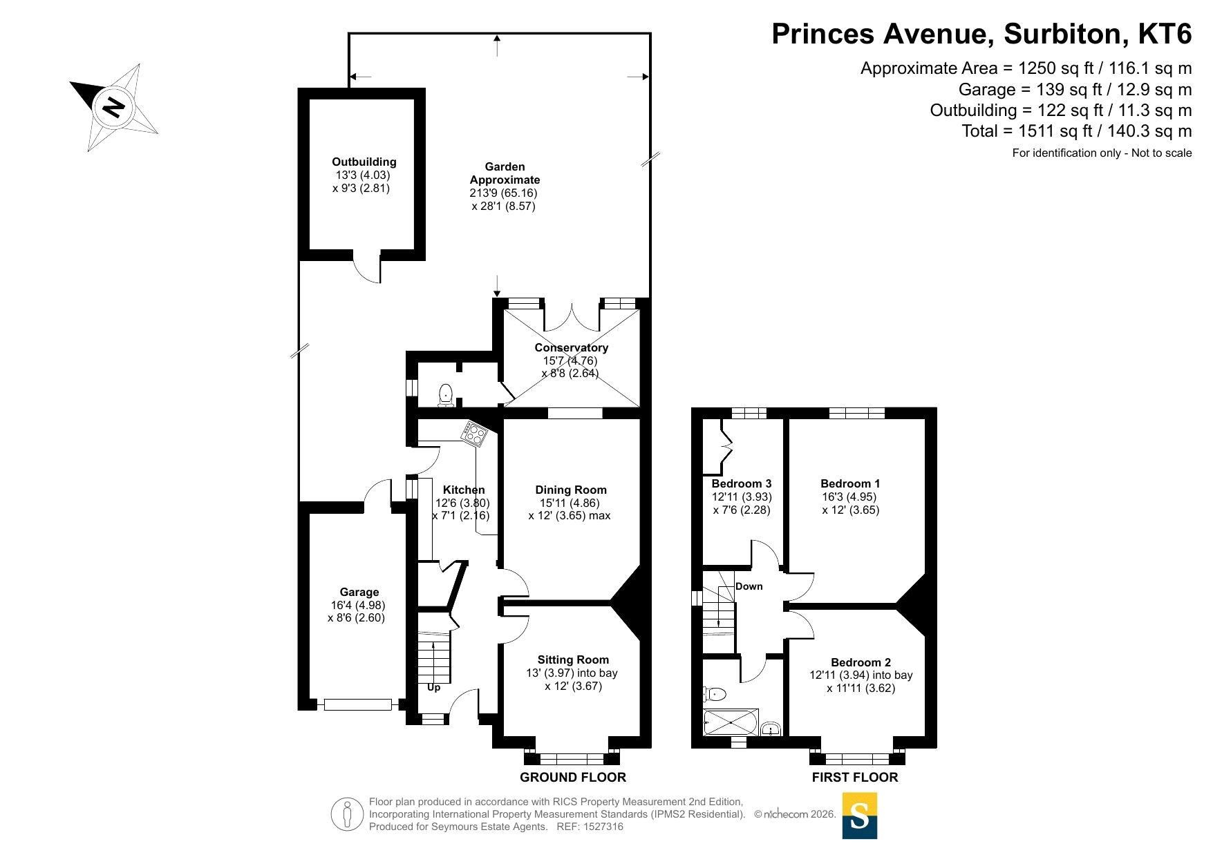 101, Princes Avenue, Surbiton floorplan
