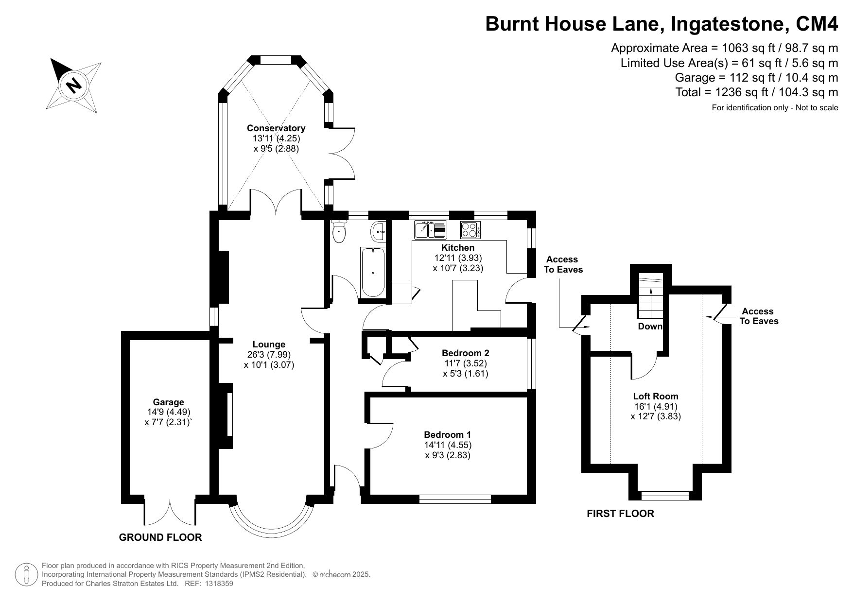 25 Burnt House Lane, Ingatestone floorplan
