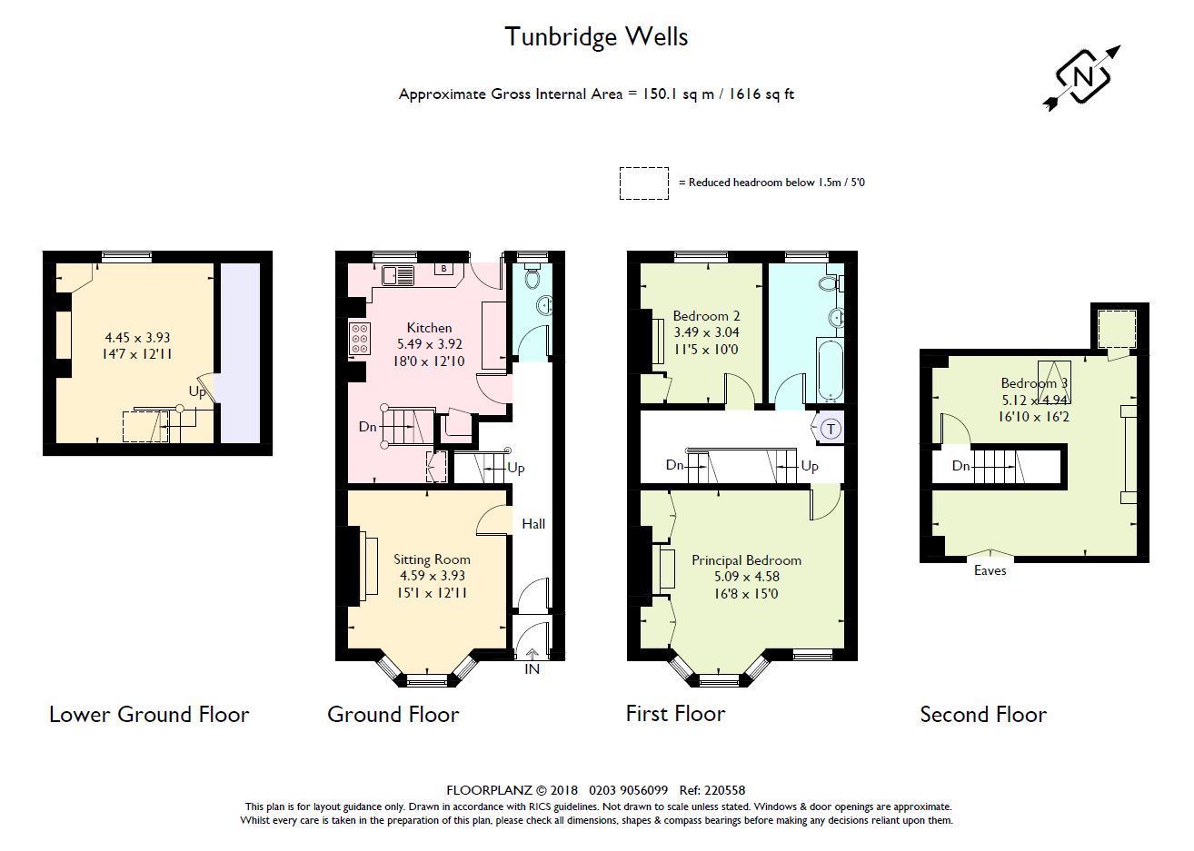 3 Bedrooms Town house to rent in Mount Sion, Tunbridge Wells TN1