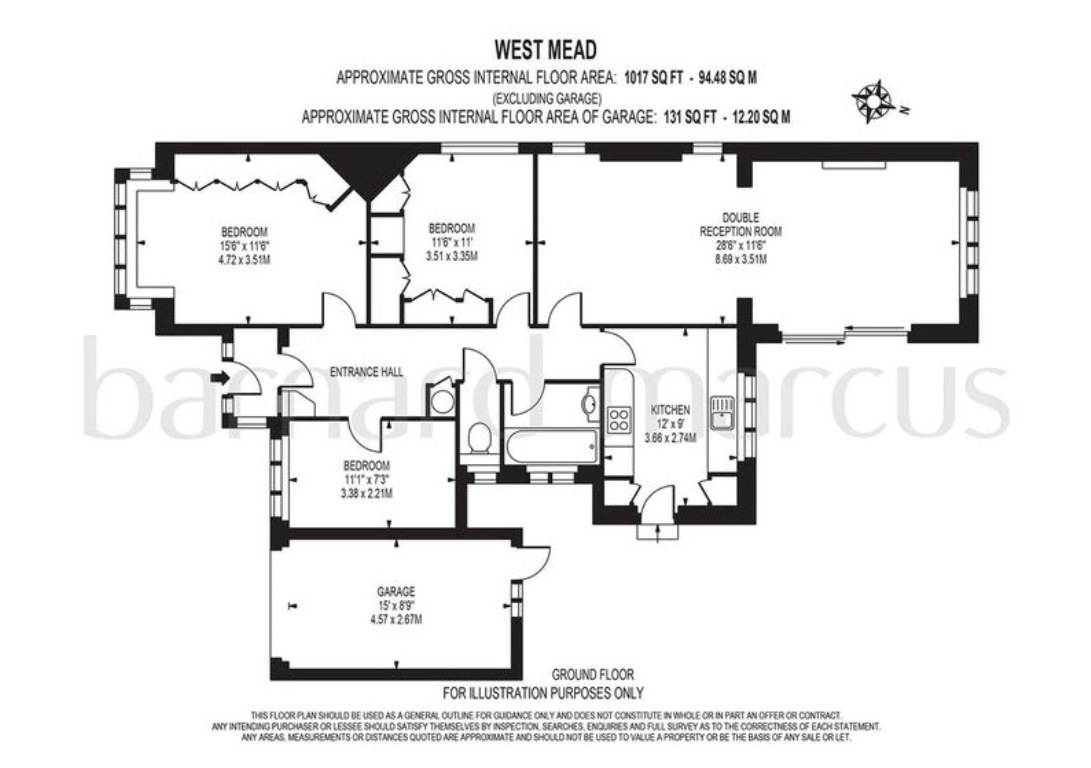 3 Bedrooms Detached bungalow for sale in West Mead, Ewell, Epsom KT19