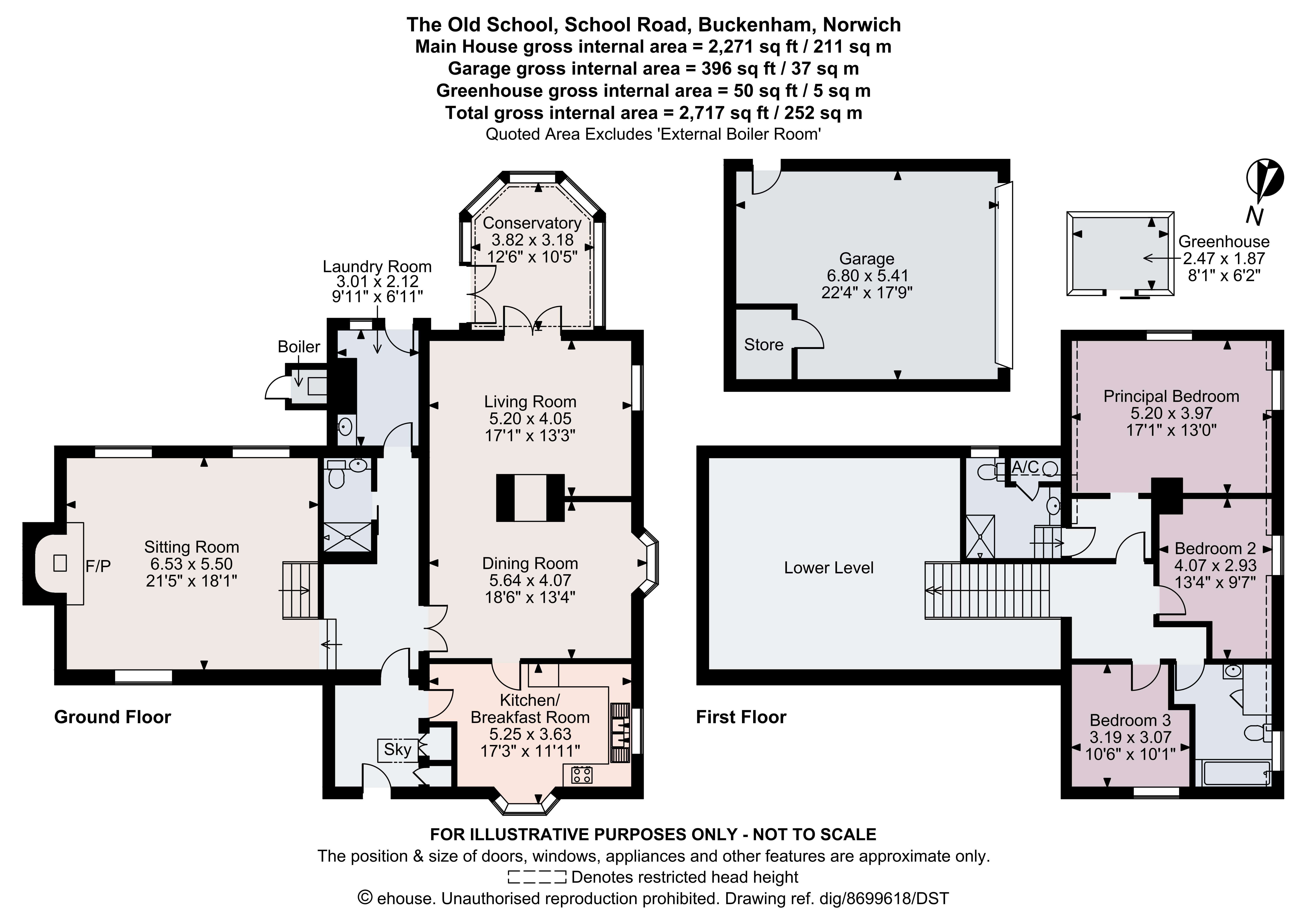 The Old School,, School Road, Norwich floorplan