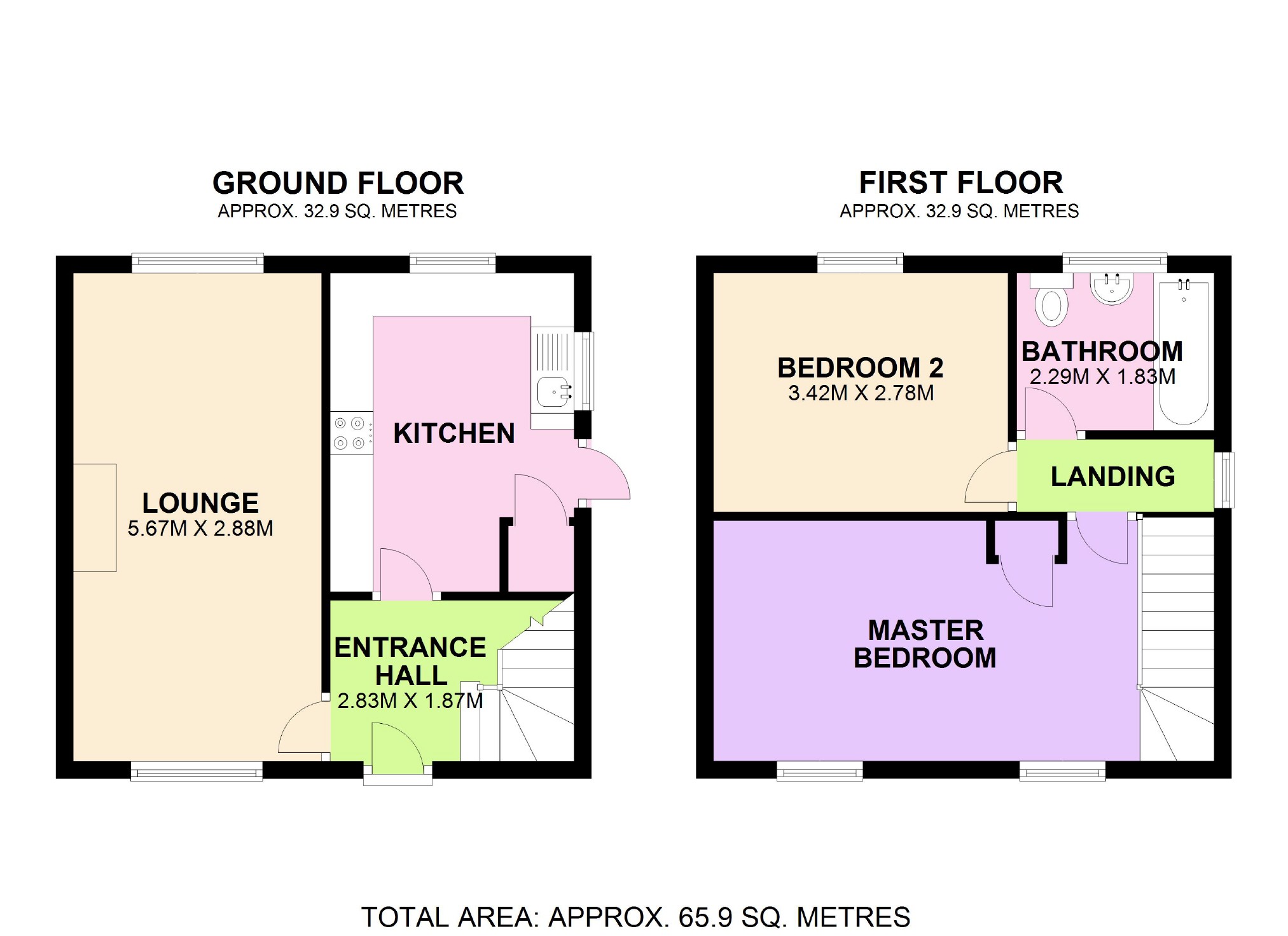 2 Bedrooms Terraced house for sale in Forest View, Retford, Nottinghamshire DN22