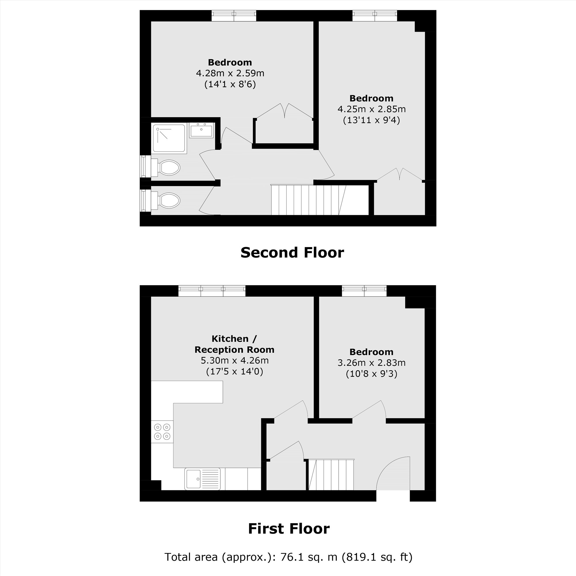 5 Mill House, Millfield Road, Hounslow floorplan