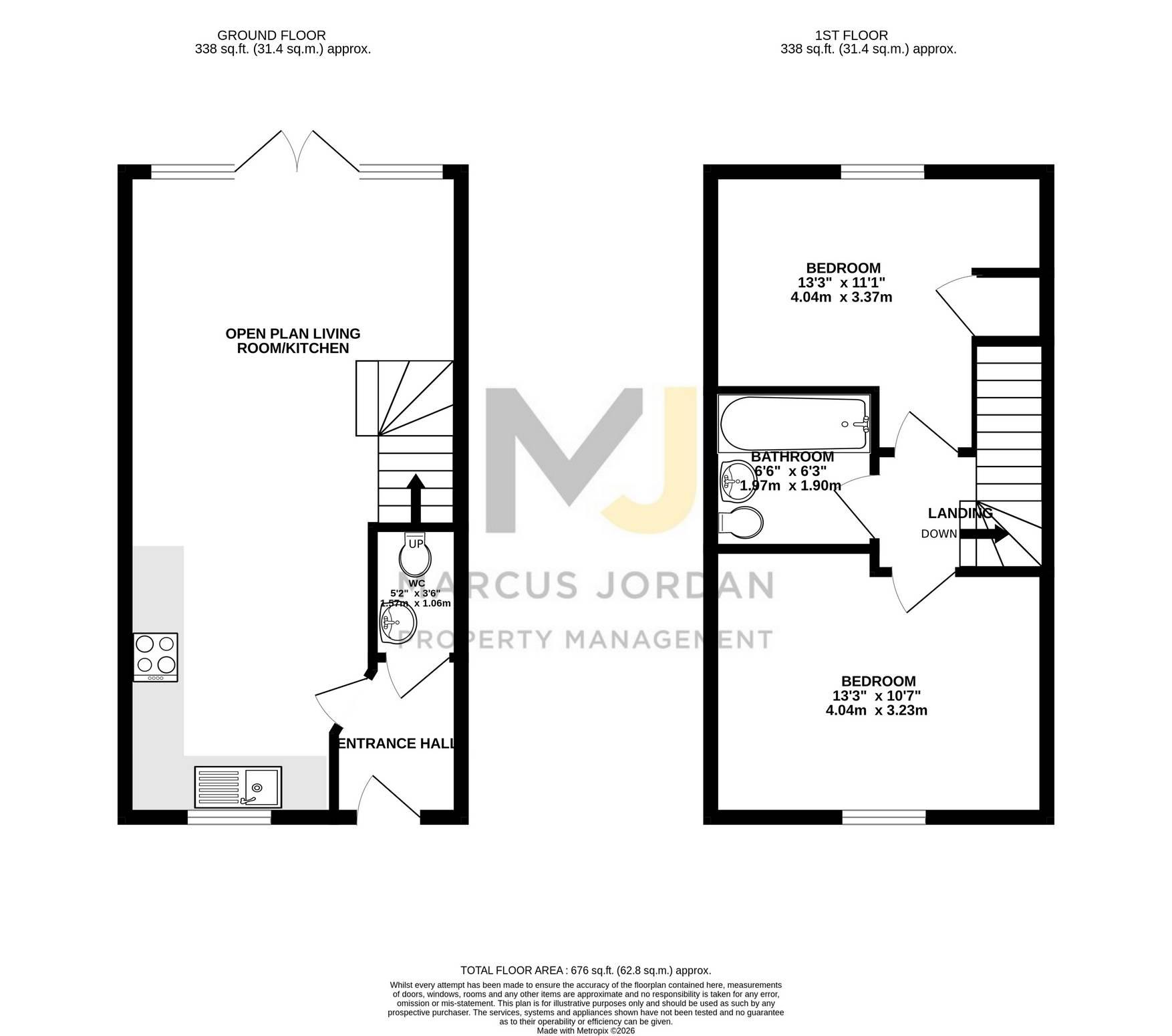 13, Gravett, Olney floorplan