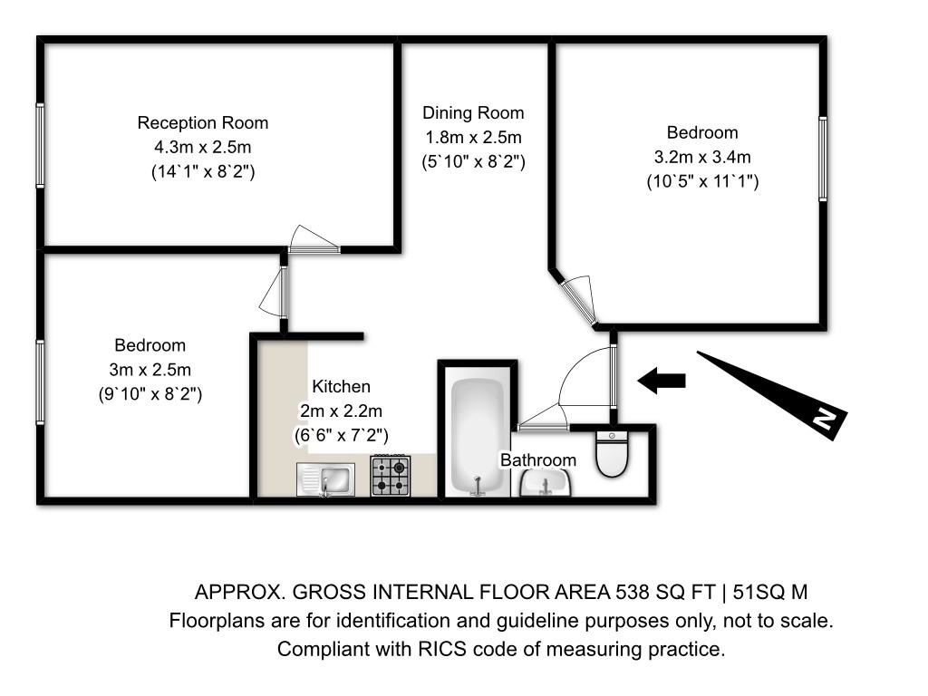 3 Bedrooms Flat to rent in Hogarth Road, London SW5