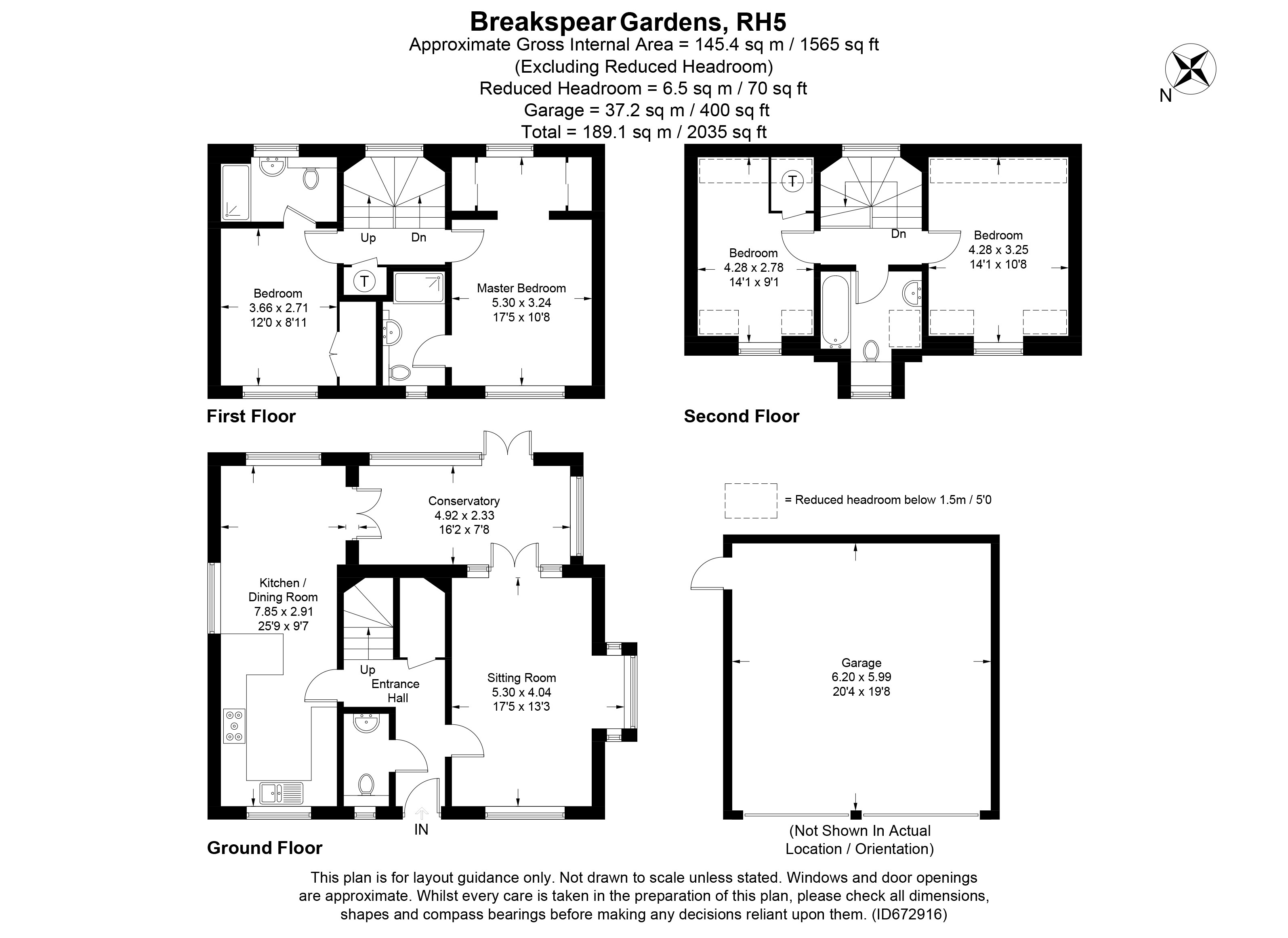 2, Breakspear Gardens, Dorking floorplan