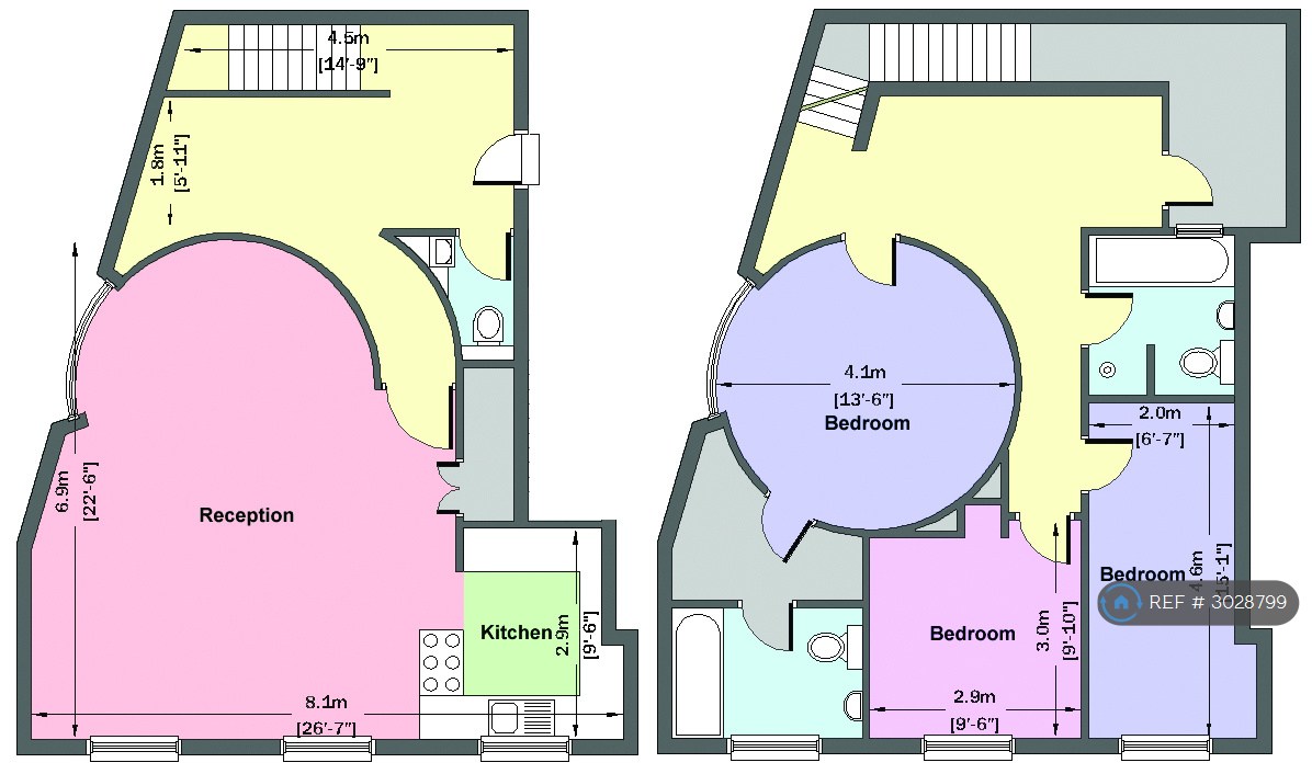 Flat B, Grove Lane, London floorplan