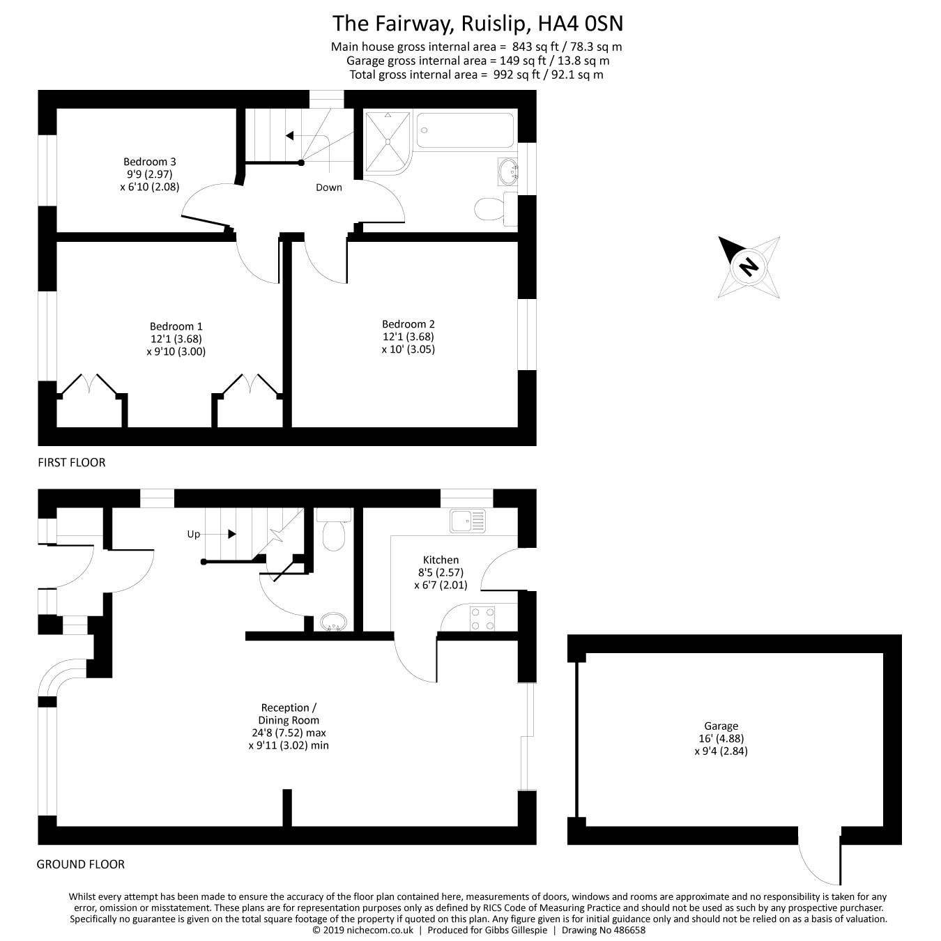 3 Bedrooms Semi-detached house for sale in The Fairway, South Ruislip, Middlesex HA4