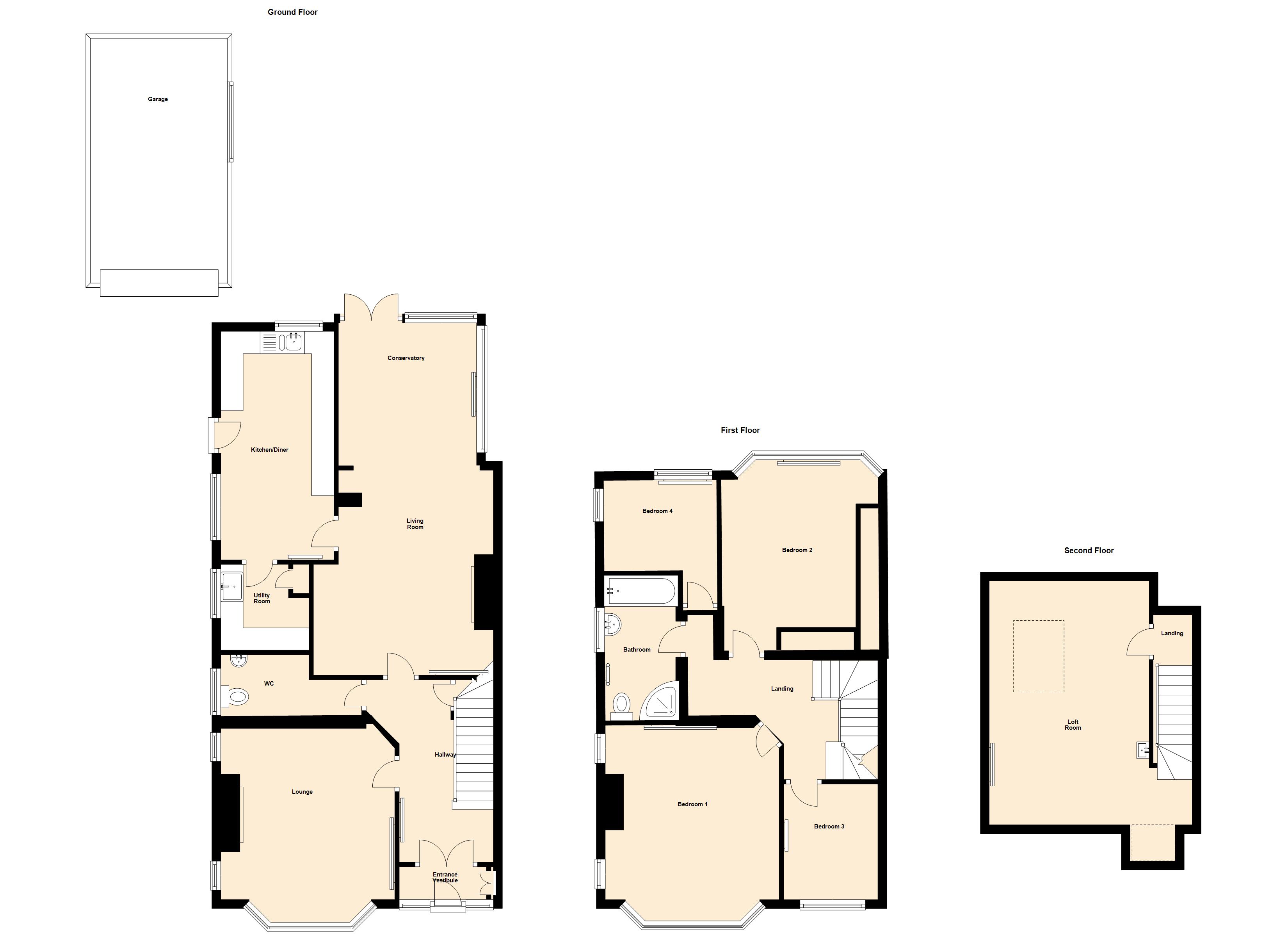 5 Bedrooms Semi-detached house for sale in Abercorn Place, Blackpool FY4