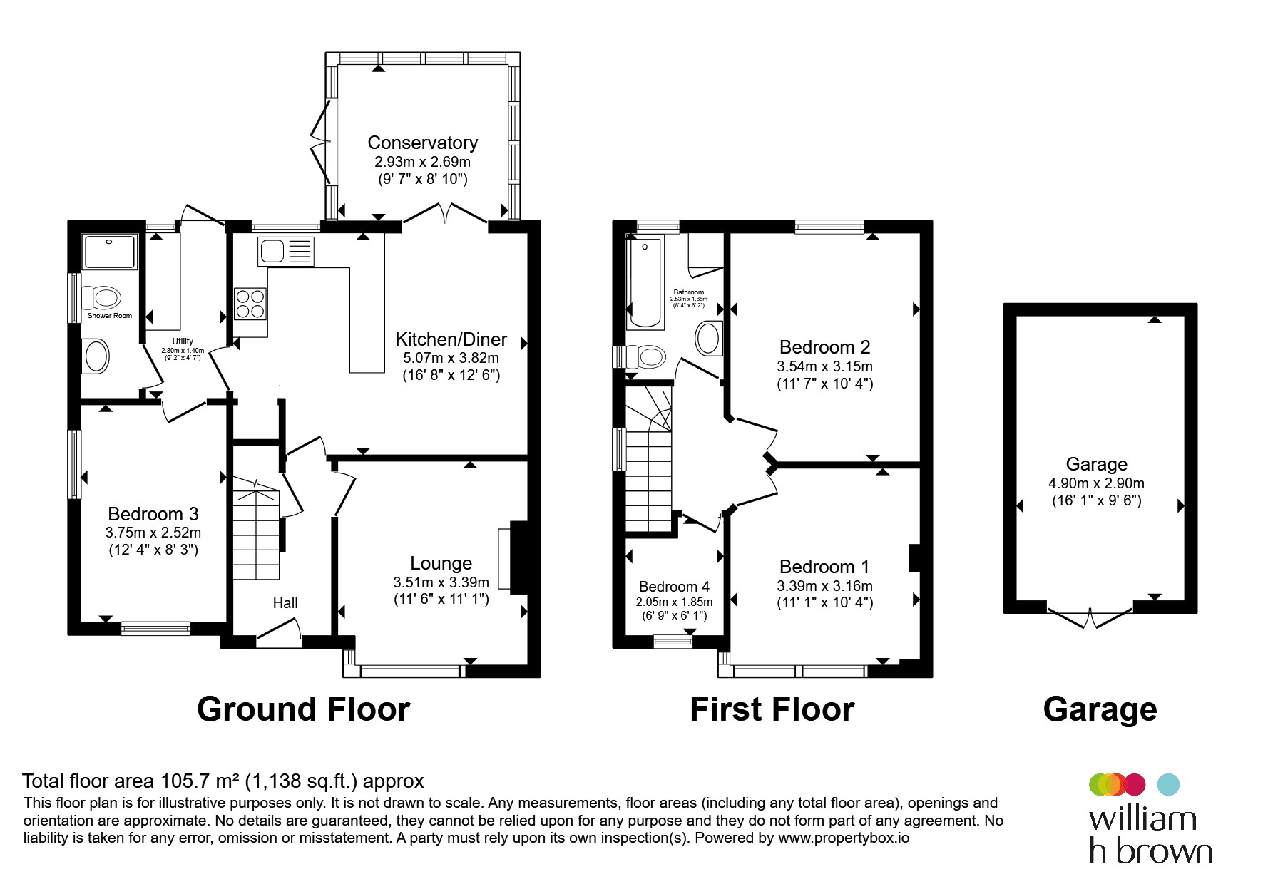 43, Loftin Way, Chelmsford floorplan