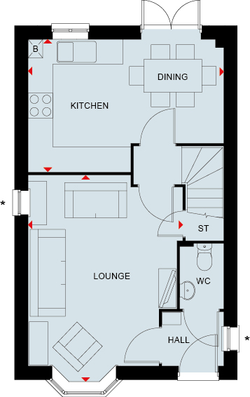 H6459109, Welshpool Road, Bicton Heath, Shrewsbury floorplan