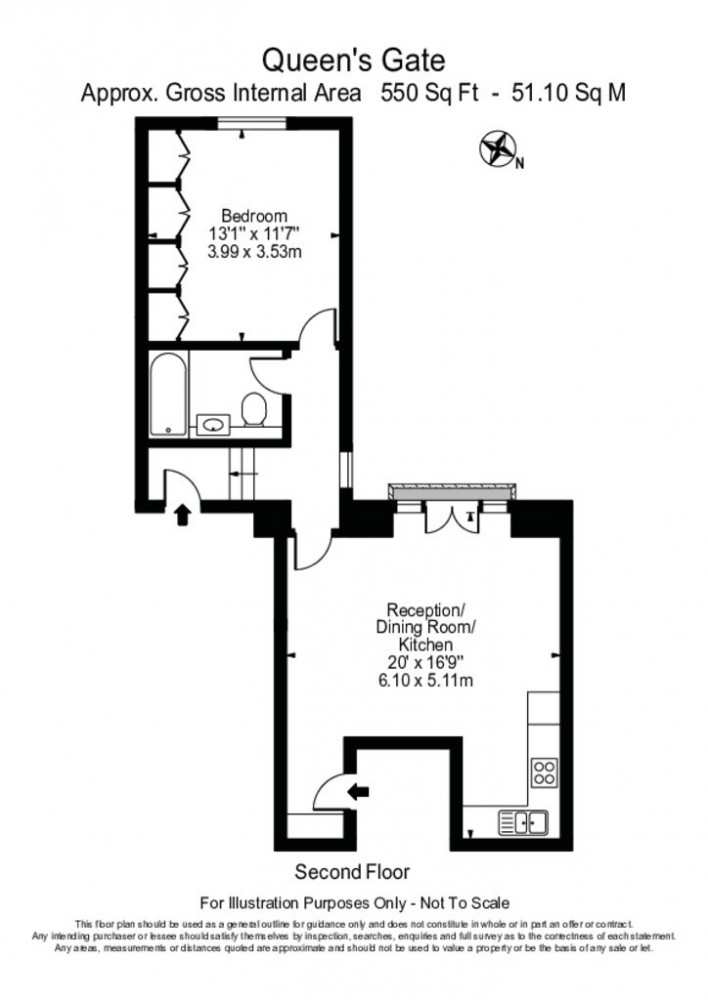 1 Bedrooms Flat to rent in Queens Gate, South Kensington SW7