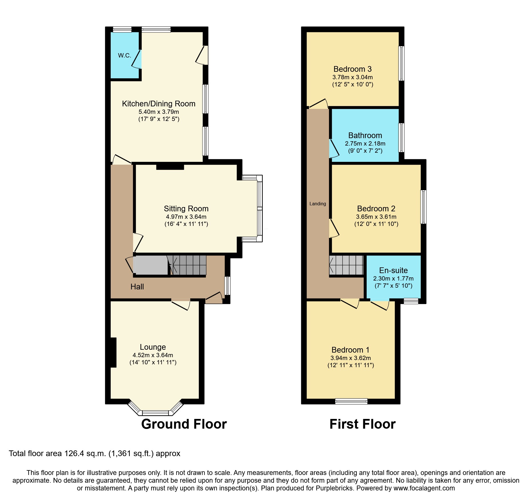 31, Carlton Road, Derby floorplan