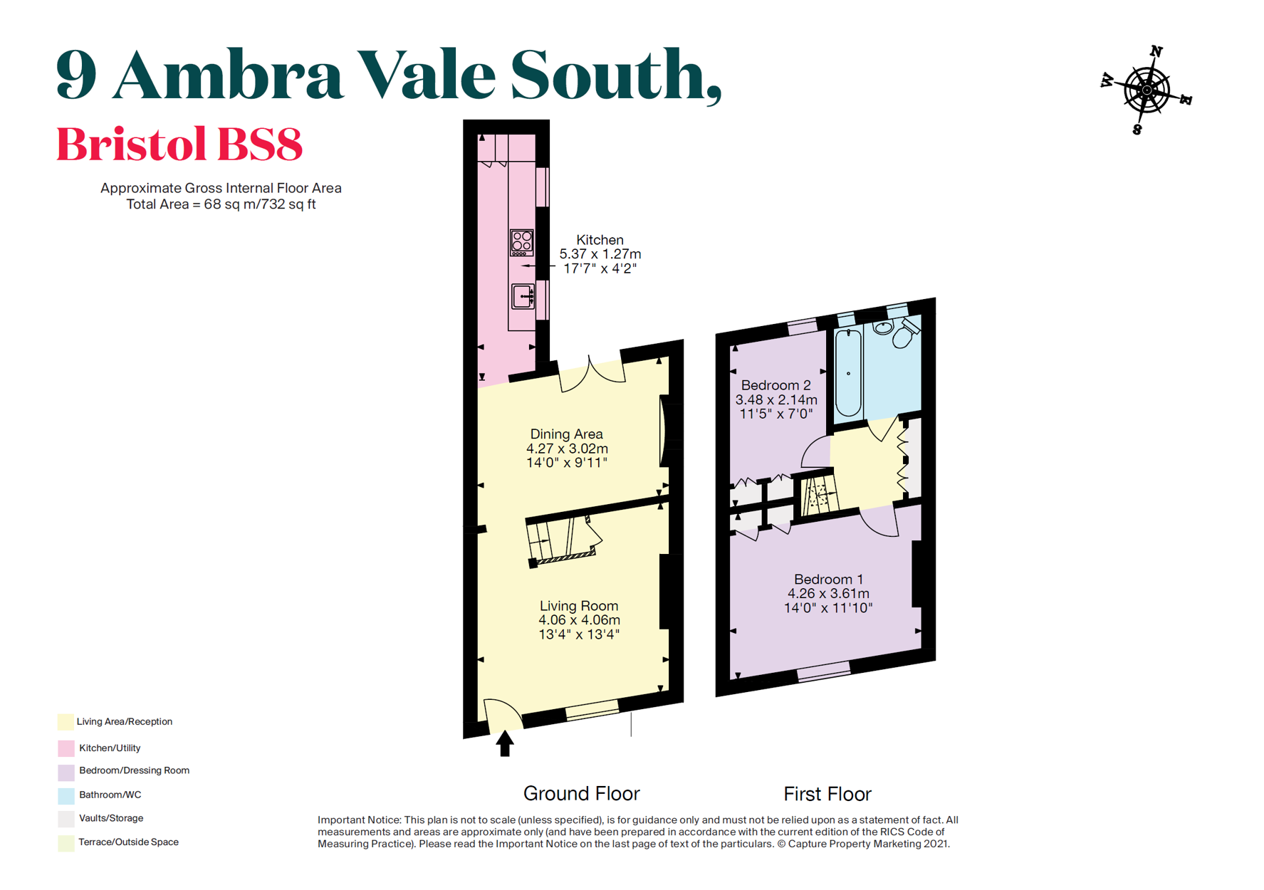 9, Ambra Vale South, Bristol floorplan