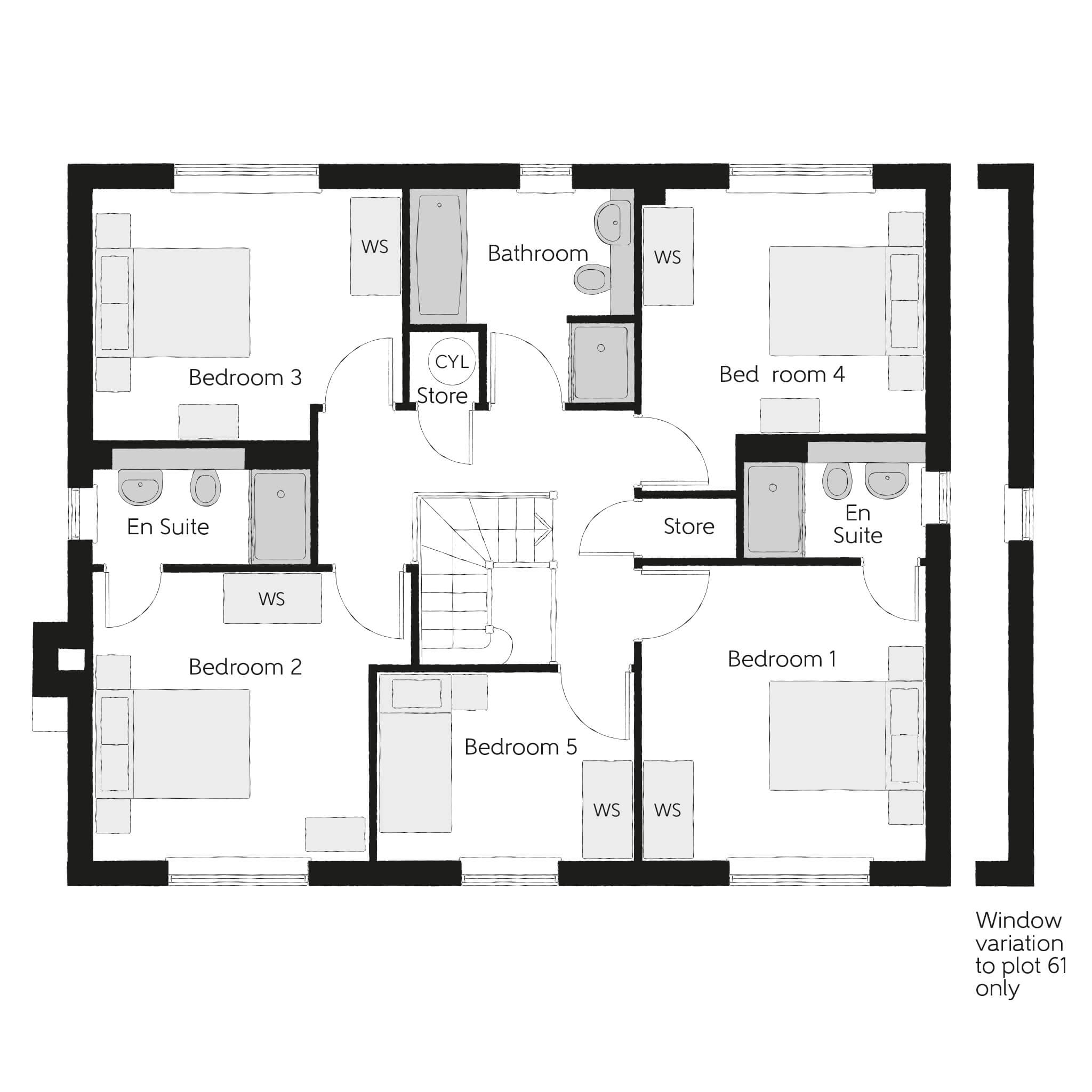 61, Clavering Walk, Cooden, Bexhill floorplan
