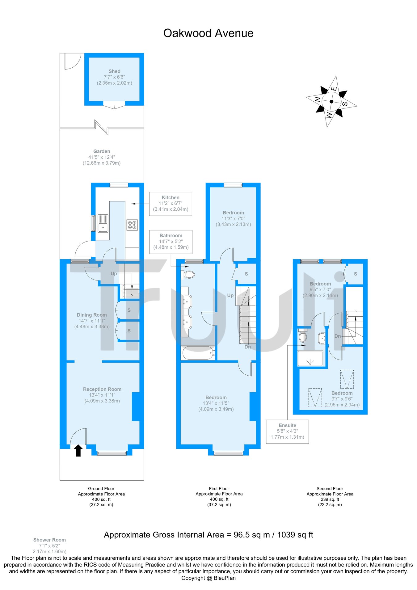 30, Oakwood Avenue, Mitcham floorplan