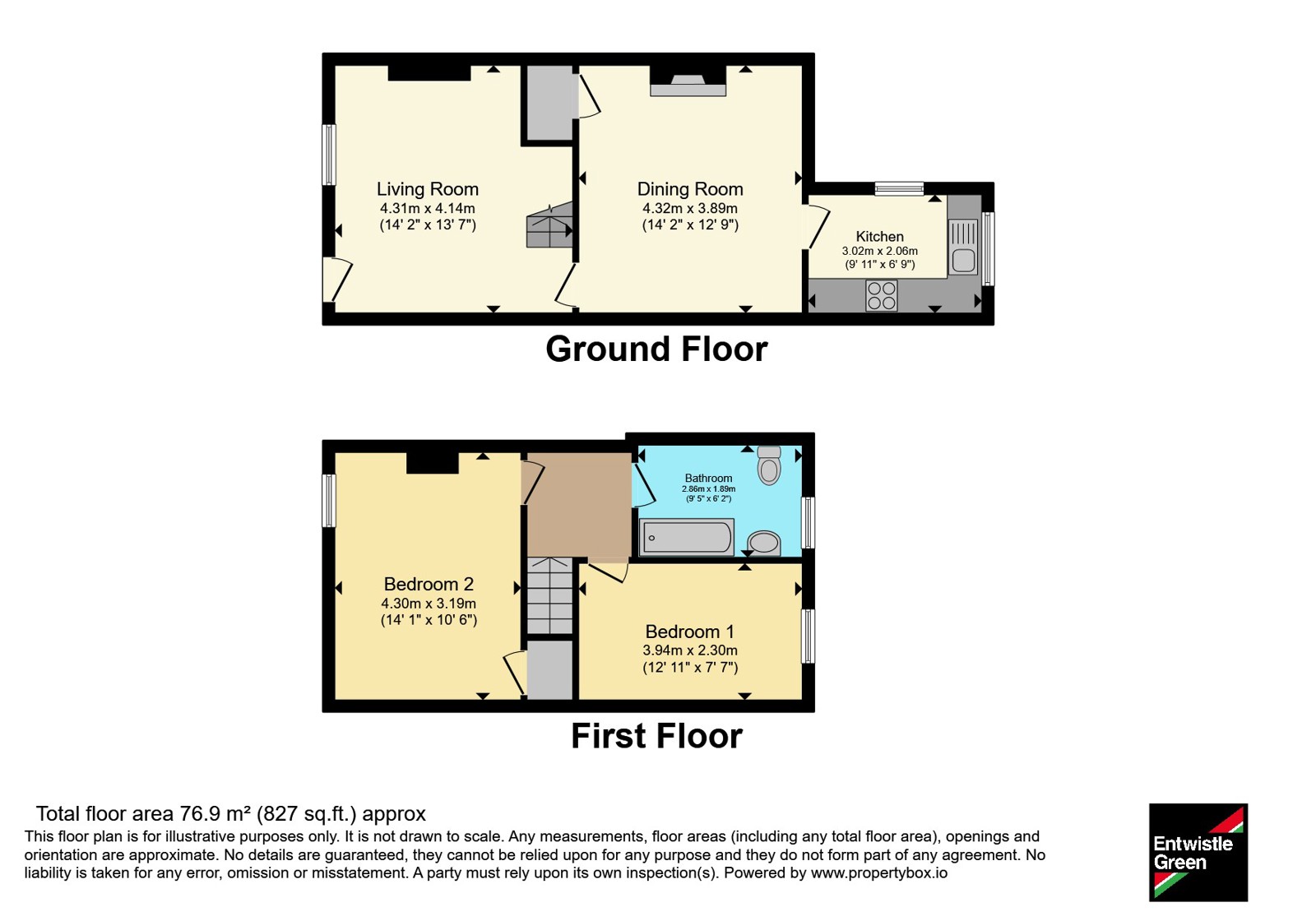 38, Portland Street, Lancashire floorplan